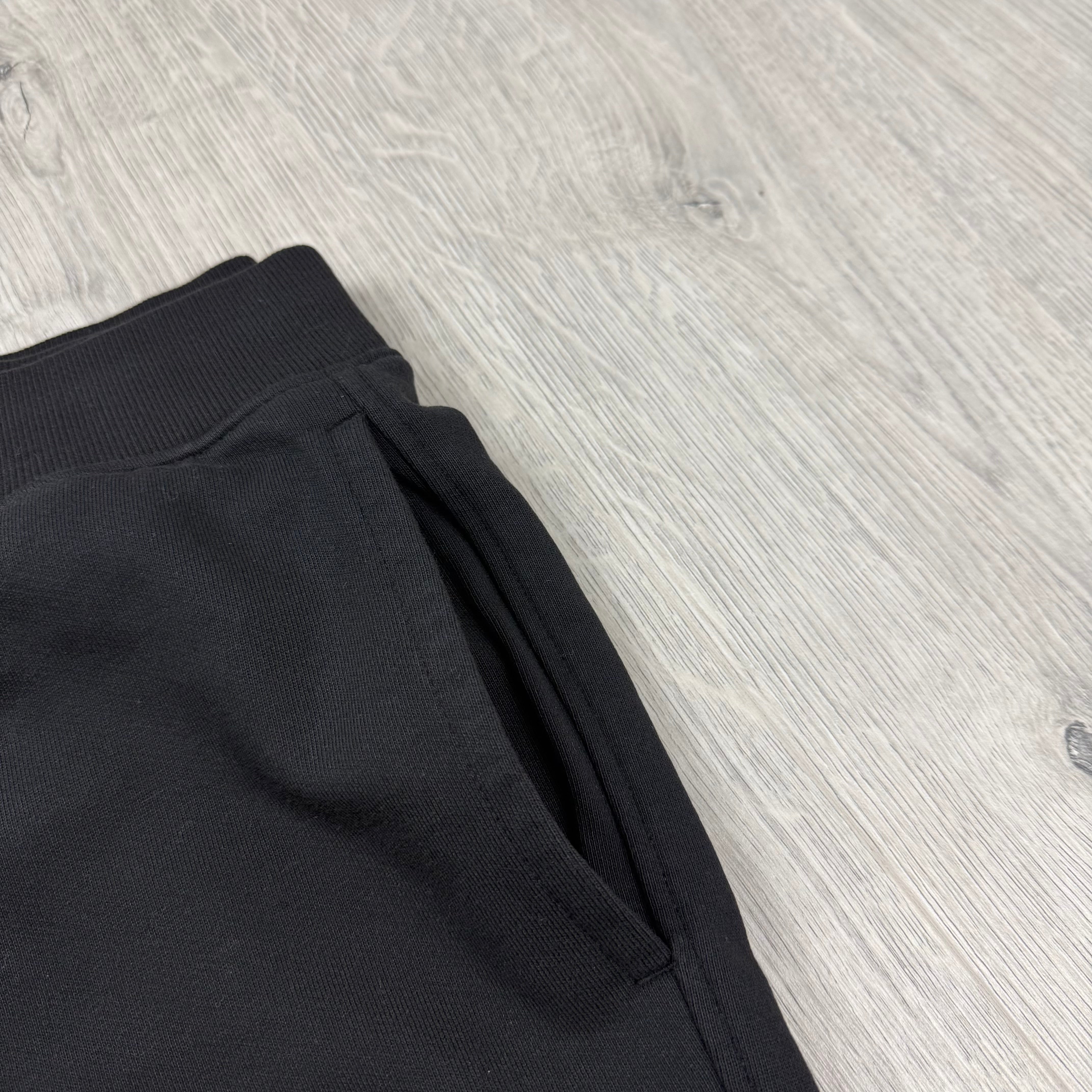 CP Company Raised Fleece Sweatpants - Black