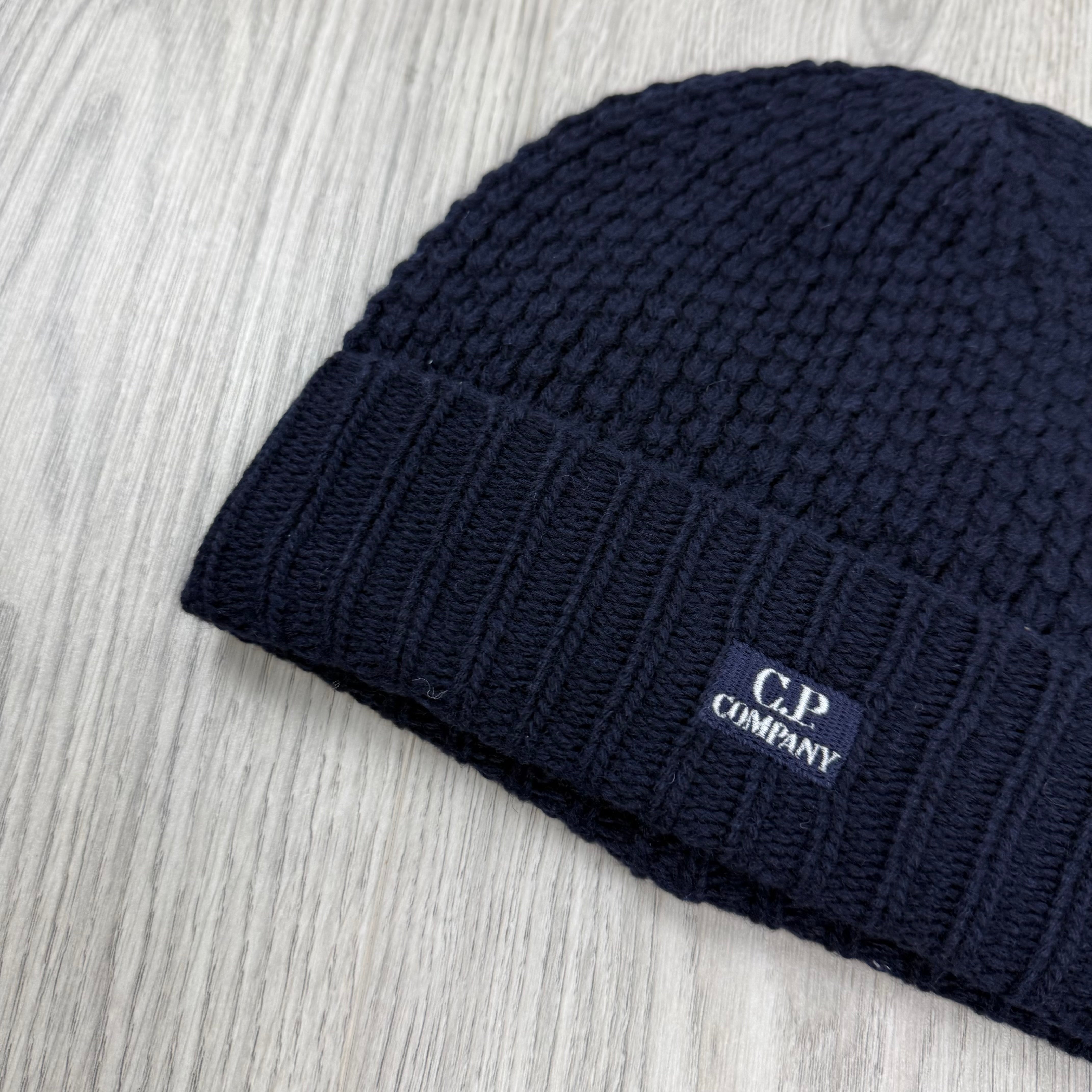 CP Company Patch Beanie - Navy