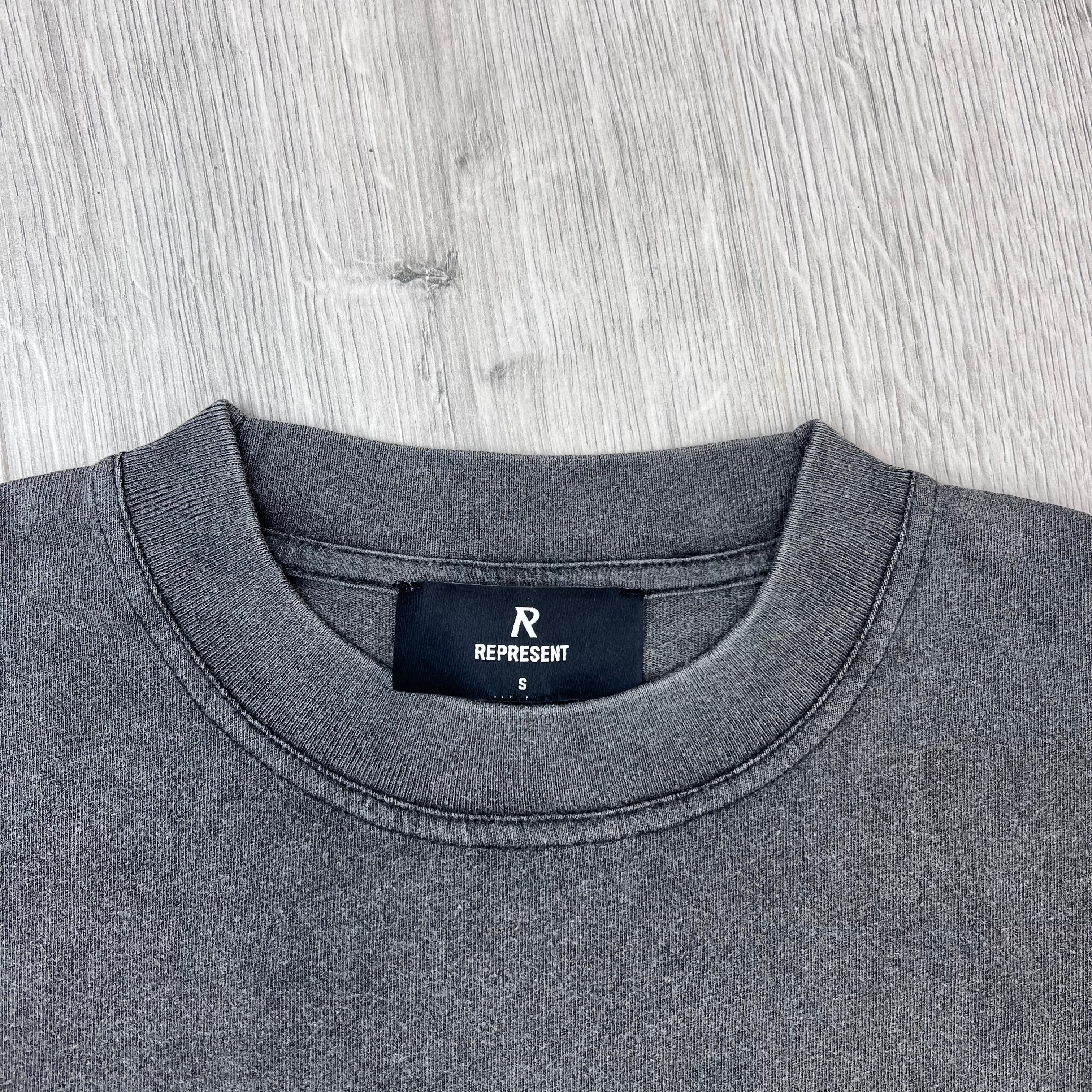 Represent Owners Club Script T-Shirt - Vintage Grey
