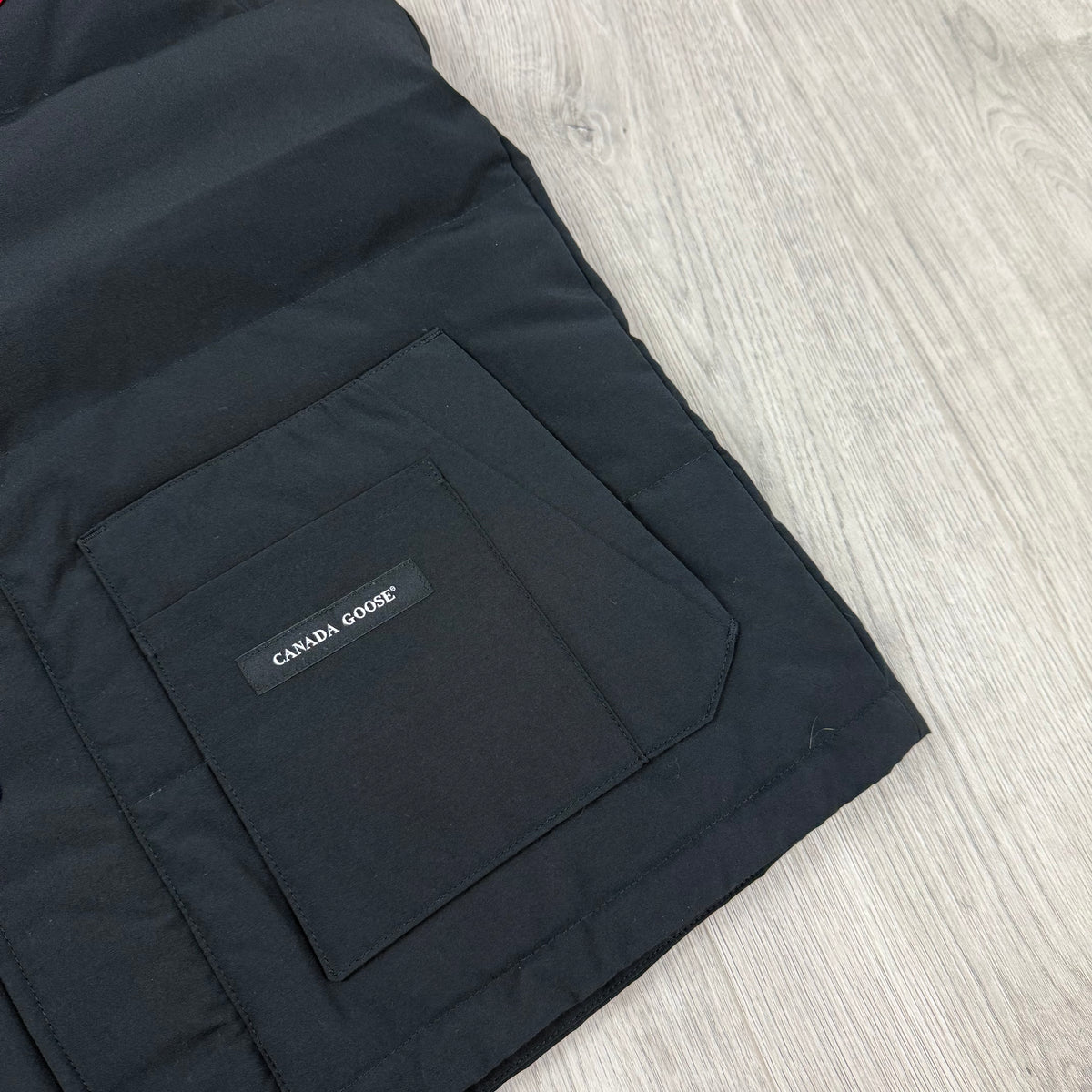 Men's Canada Goose Freestyle Crew Gilet in Black. On sale at Open Attire.