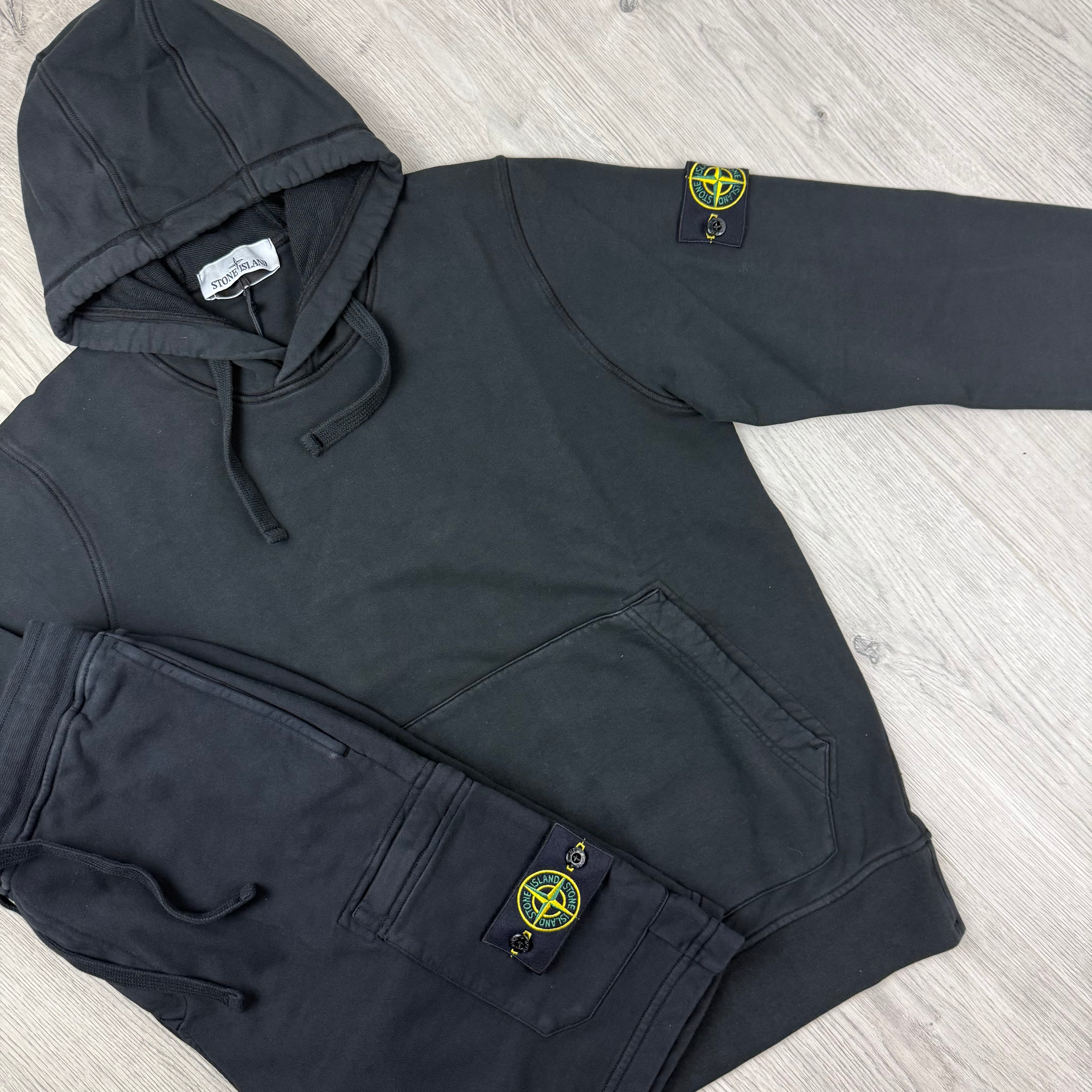 Stone Island Tracksuit - Black