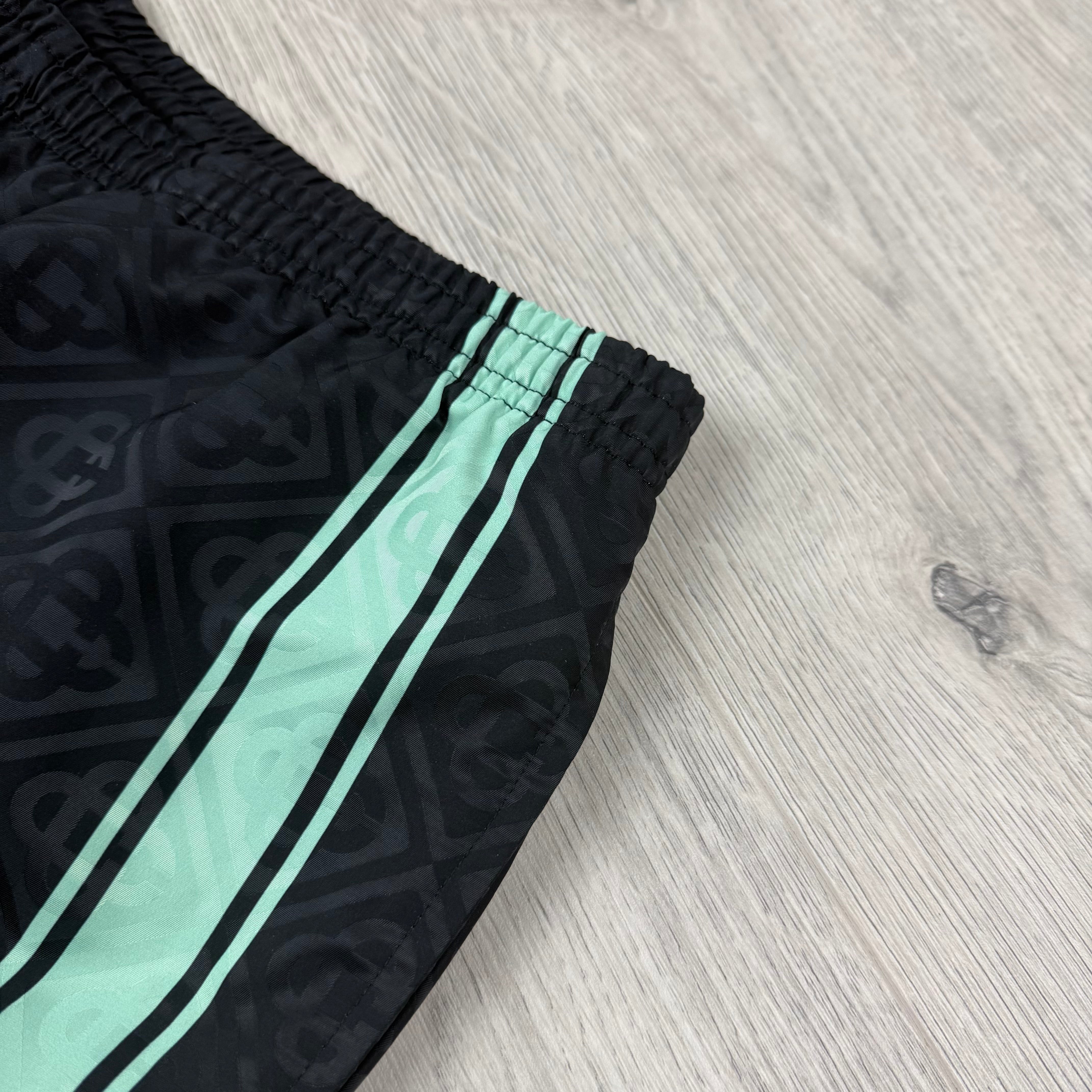 Casablanca Jacquard Swim Shorts - Black