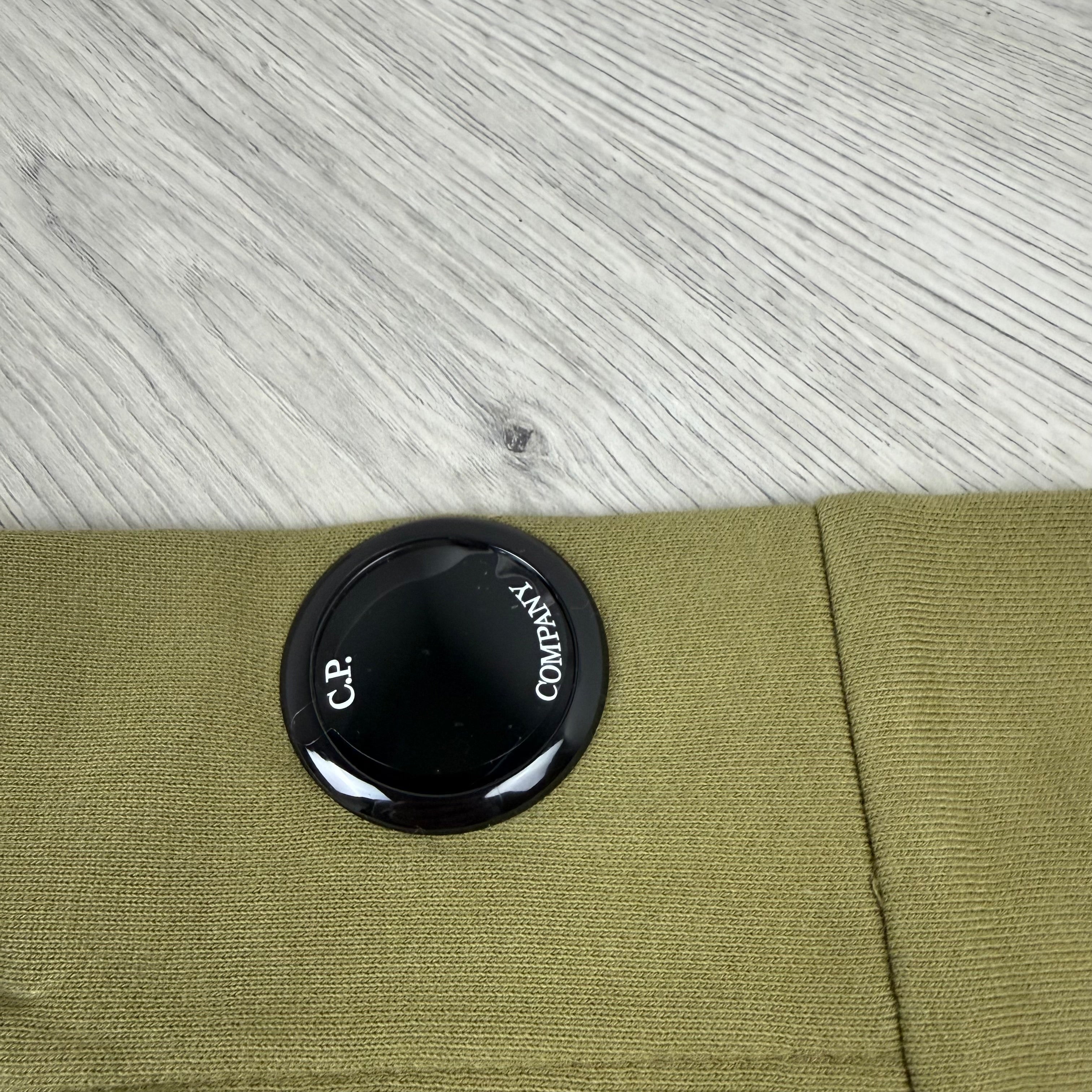 CP Company Raised Fleece Sweatshirt - Dried Herb