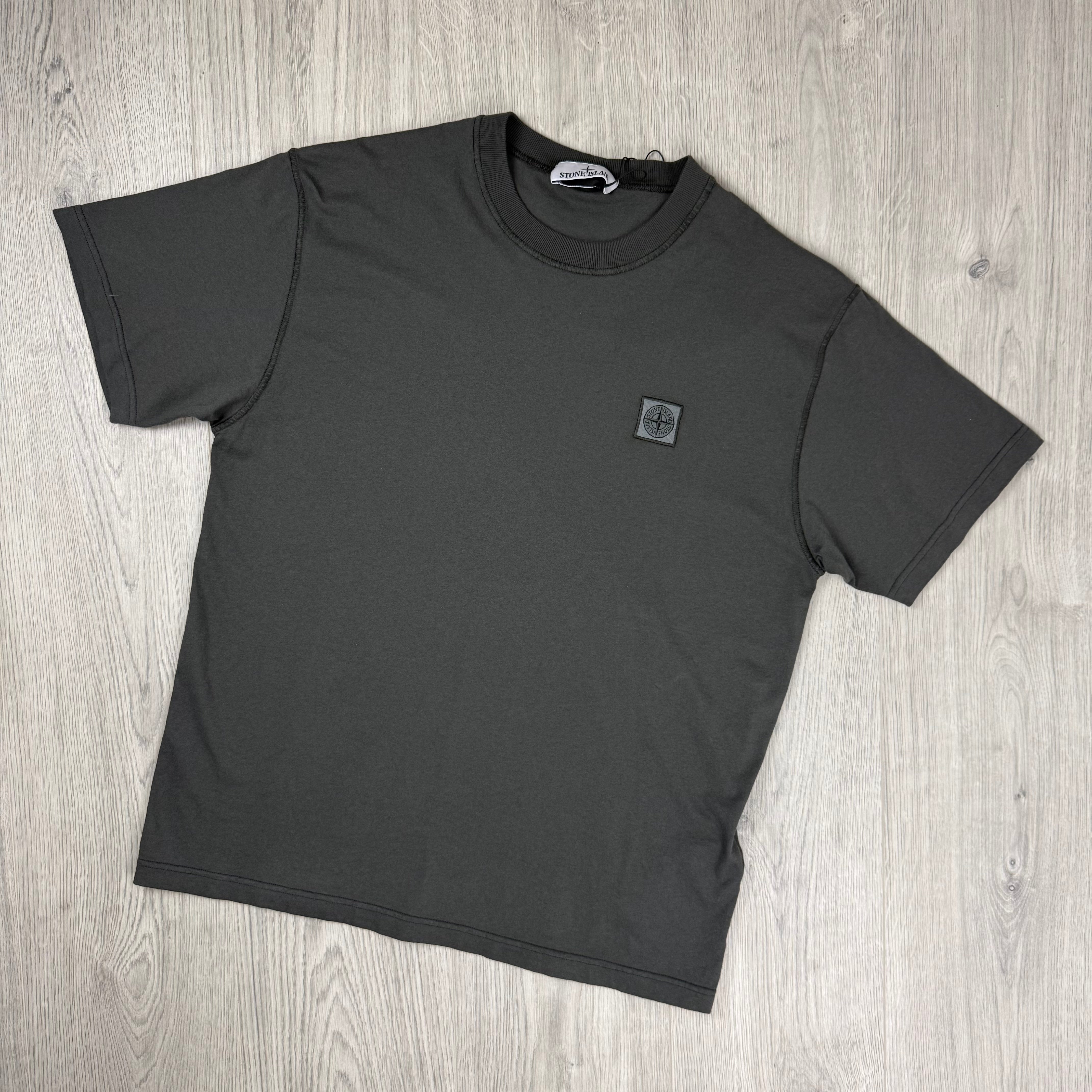 Stone Island Patch T-Shirt - Charcoal