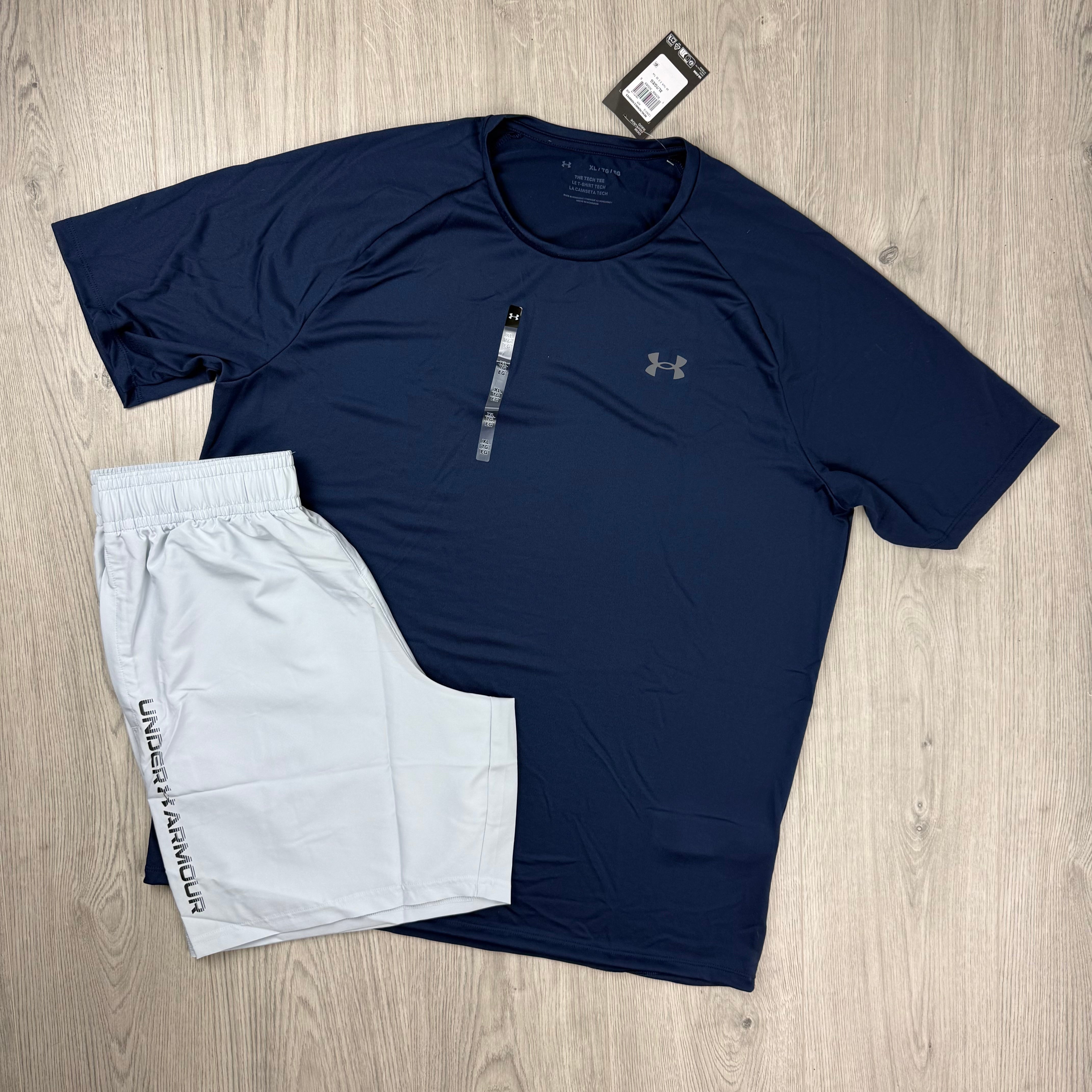Under Armour Set - Academy Navy/Halo Grey