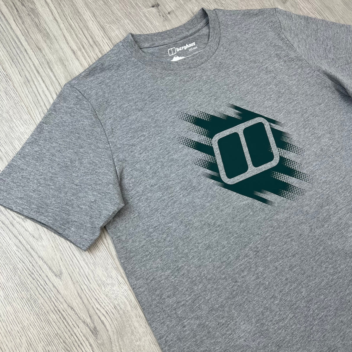 Berghaus 'Sketched Block' T-Shirt - Grey