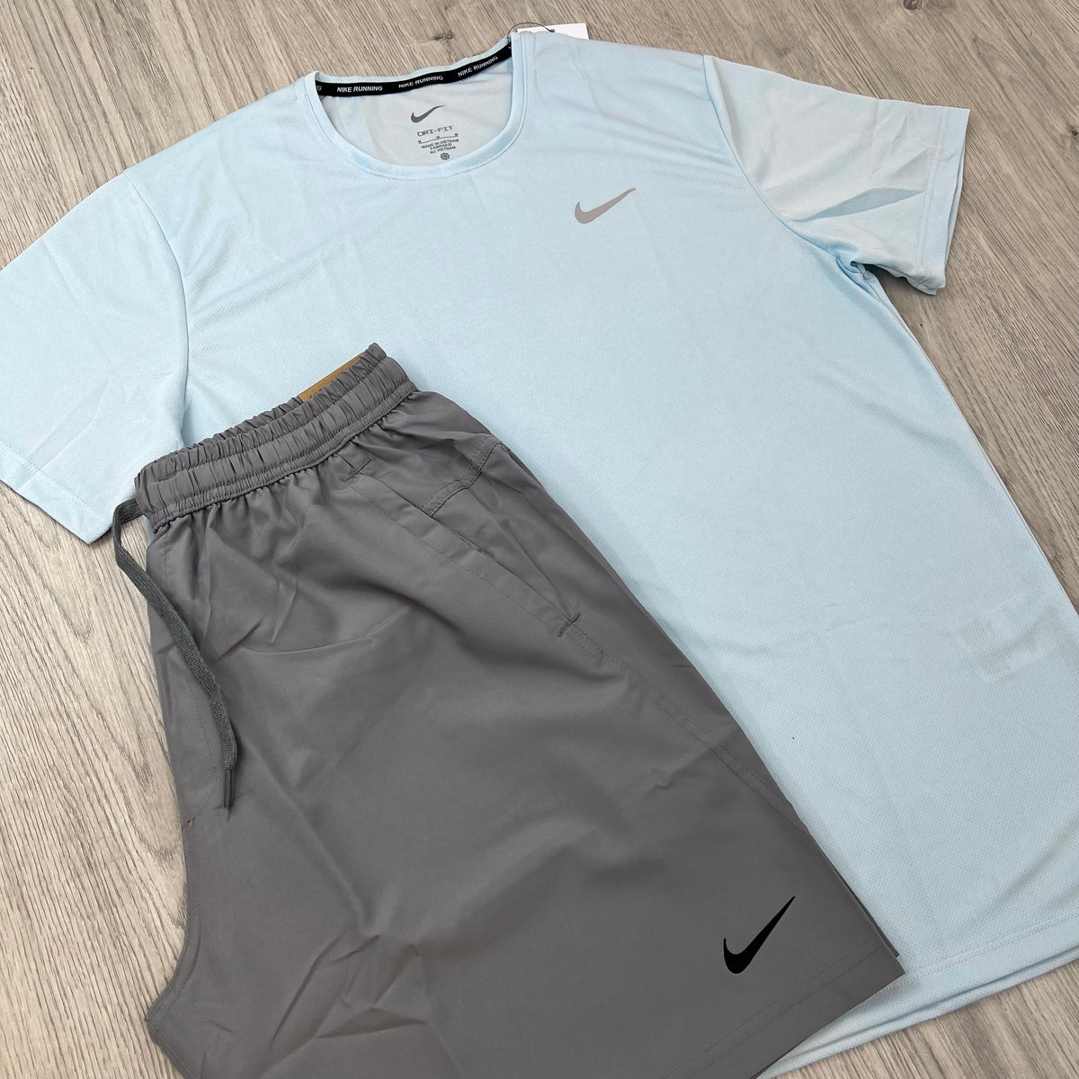 Nike 'Miler' Set - Blue/Grey