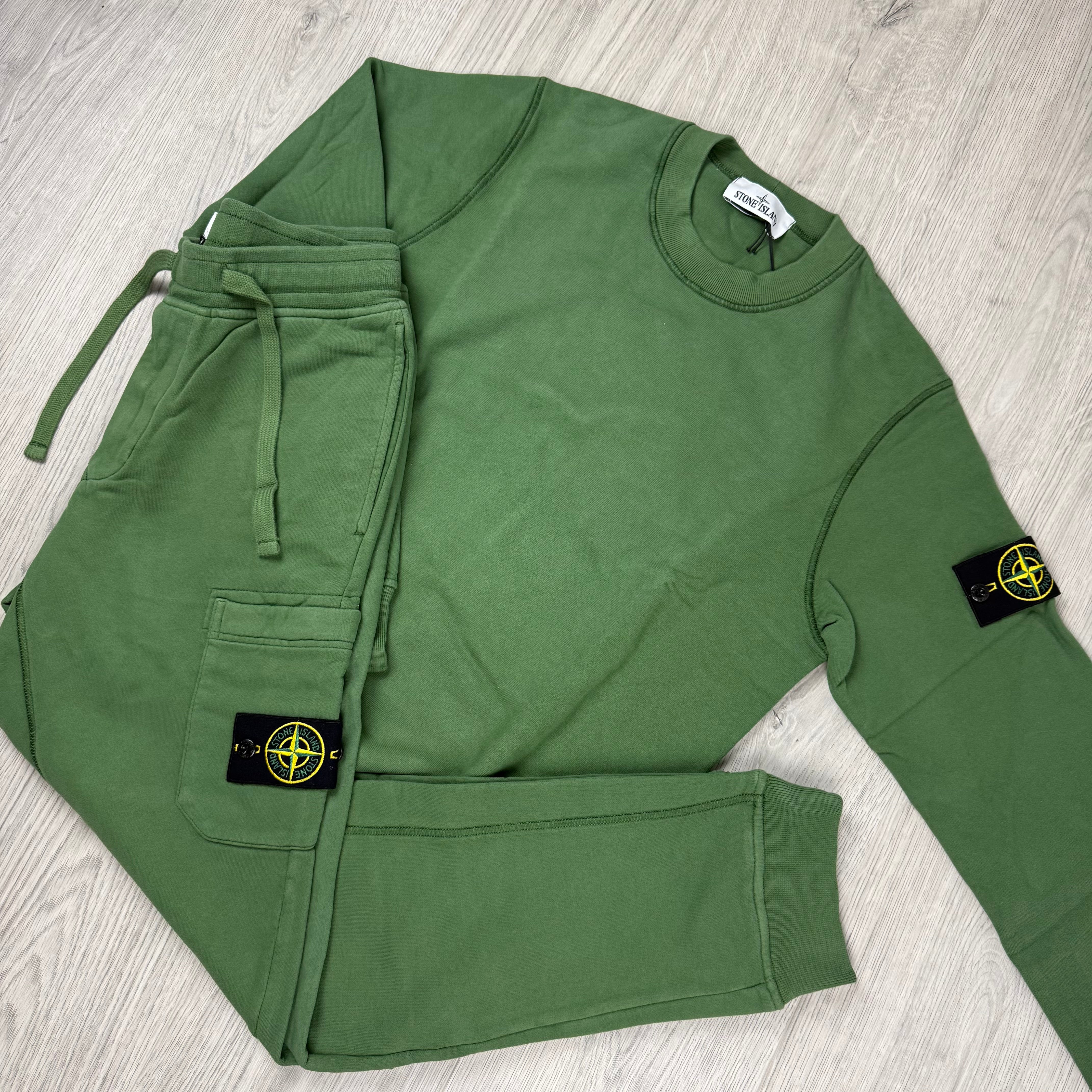 Stone Island Tracksuit - Olive Green