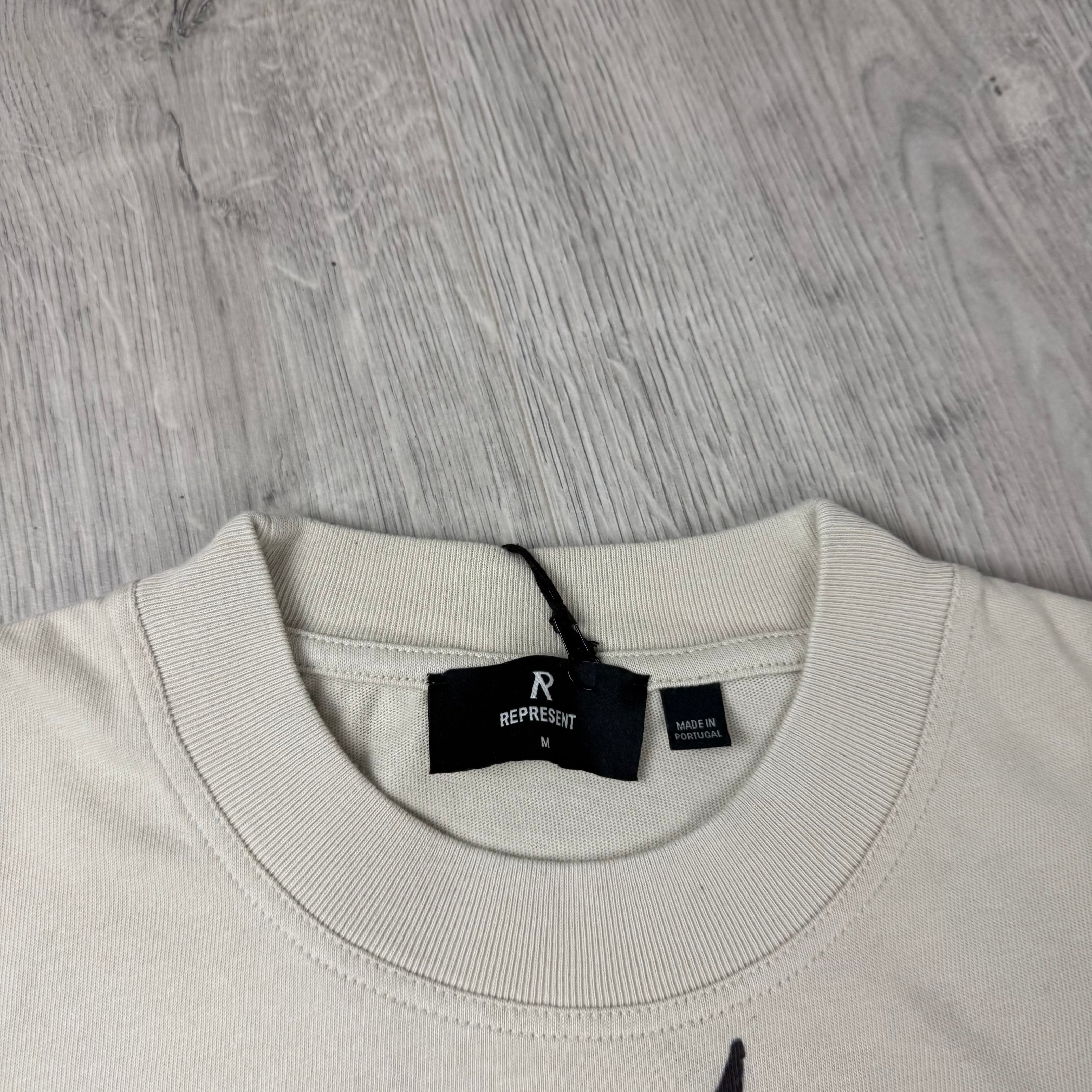 Represent 'Thoroughbred' T-Shirt - Vintage White