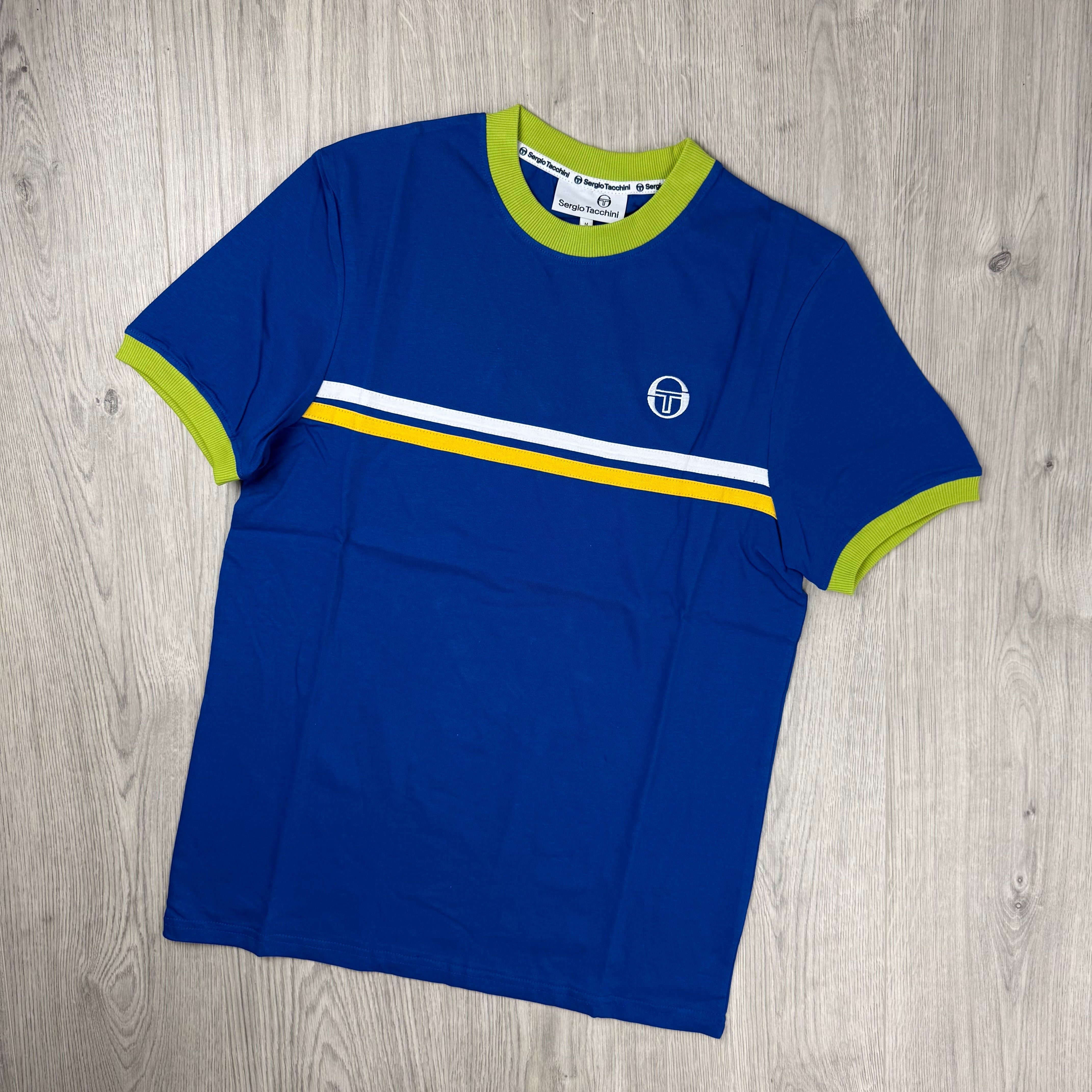 Sergio Tacchini 'Supermac' T-Shirt - Nautical Blue