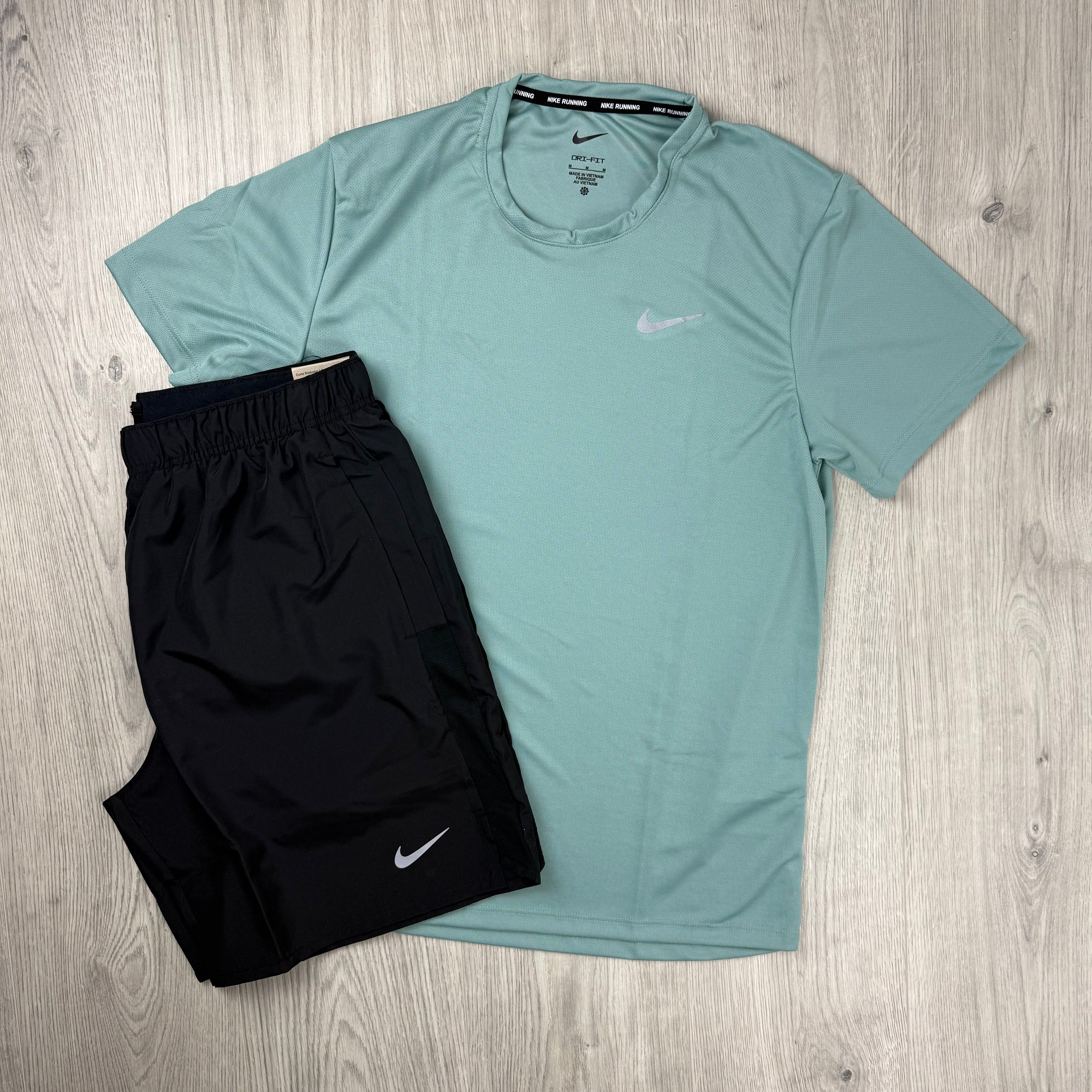 Nike 'Miler' Set - Cannon/Black