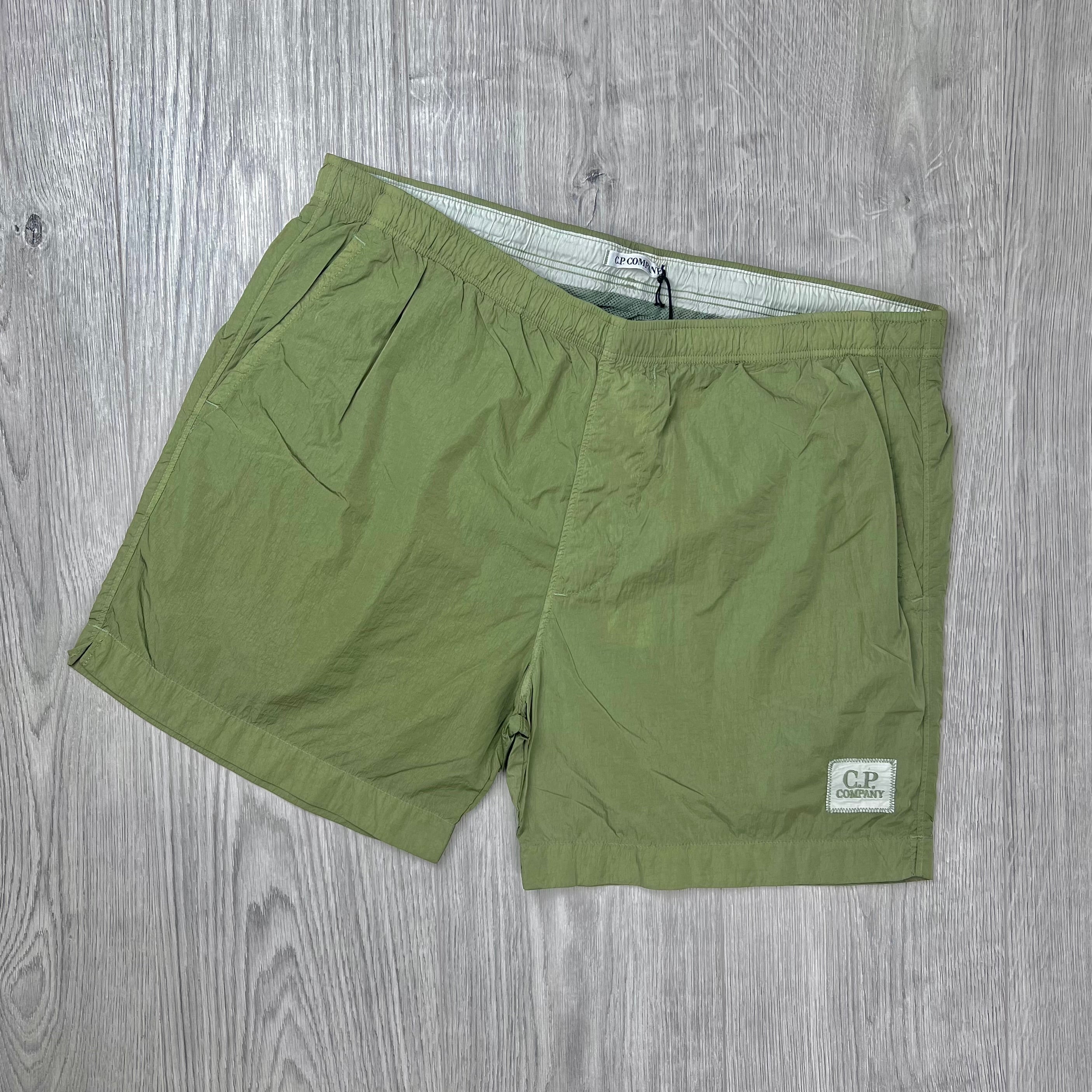 CP Company Chrome Swim Shorts - Moss Gray