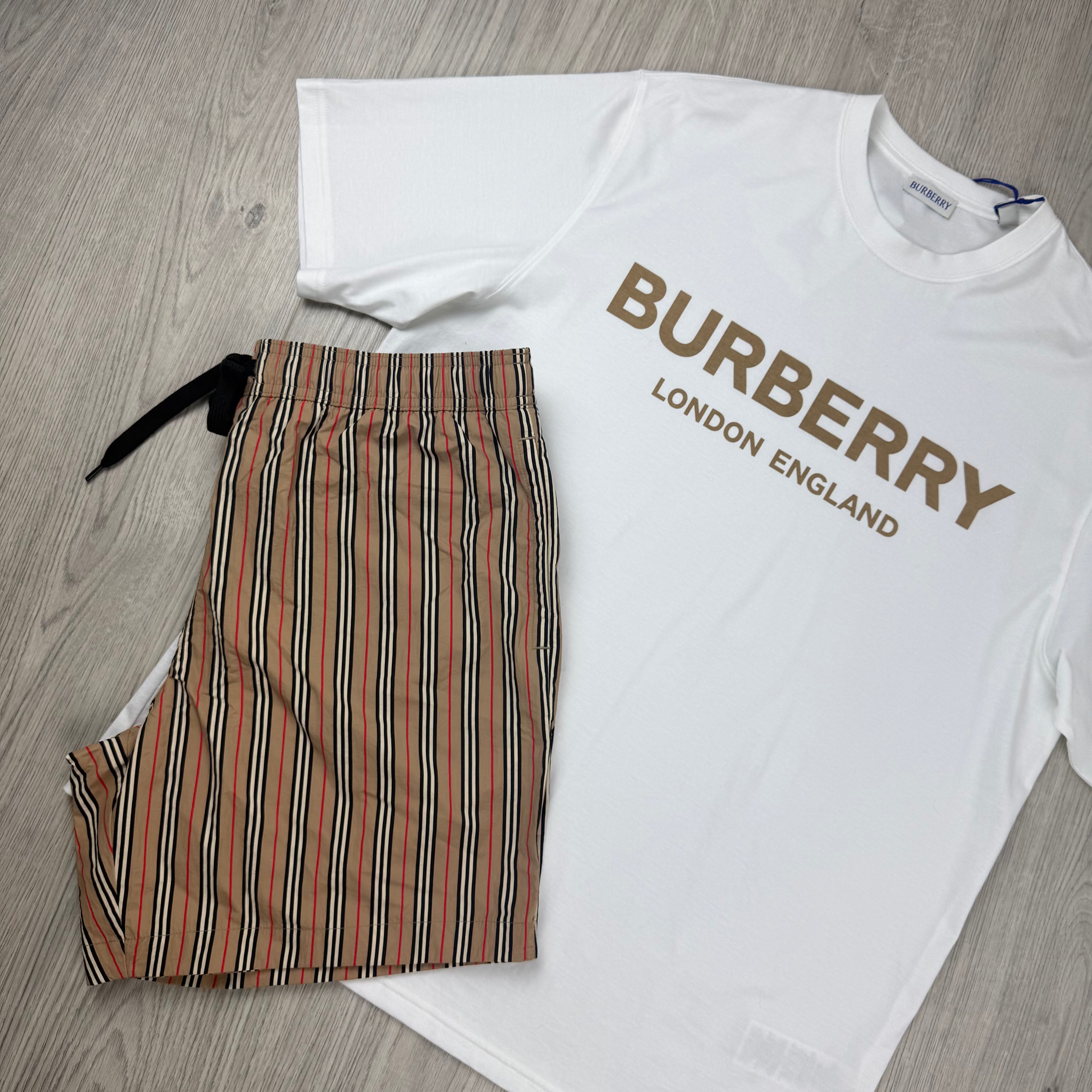 Burberry Holiday Set - White/Beige