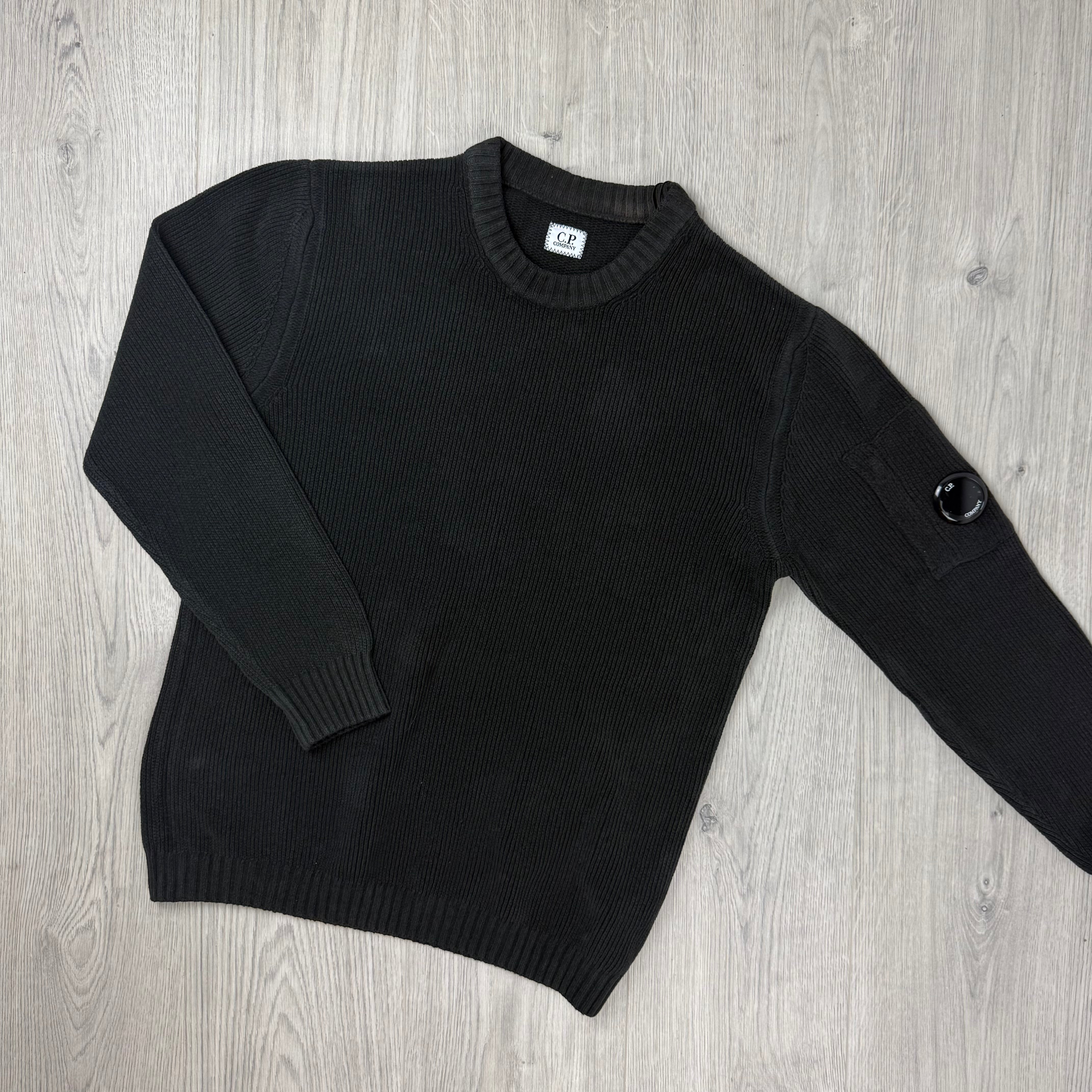 CP Company Chenille Sweatshirt - Black