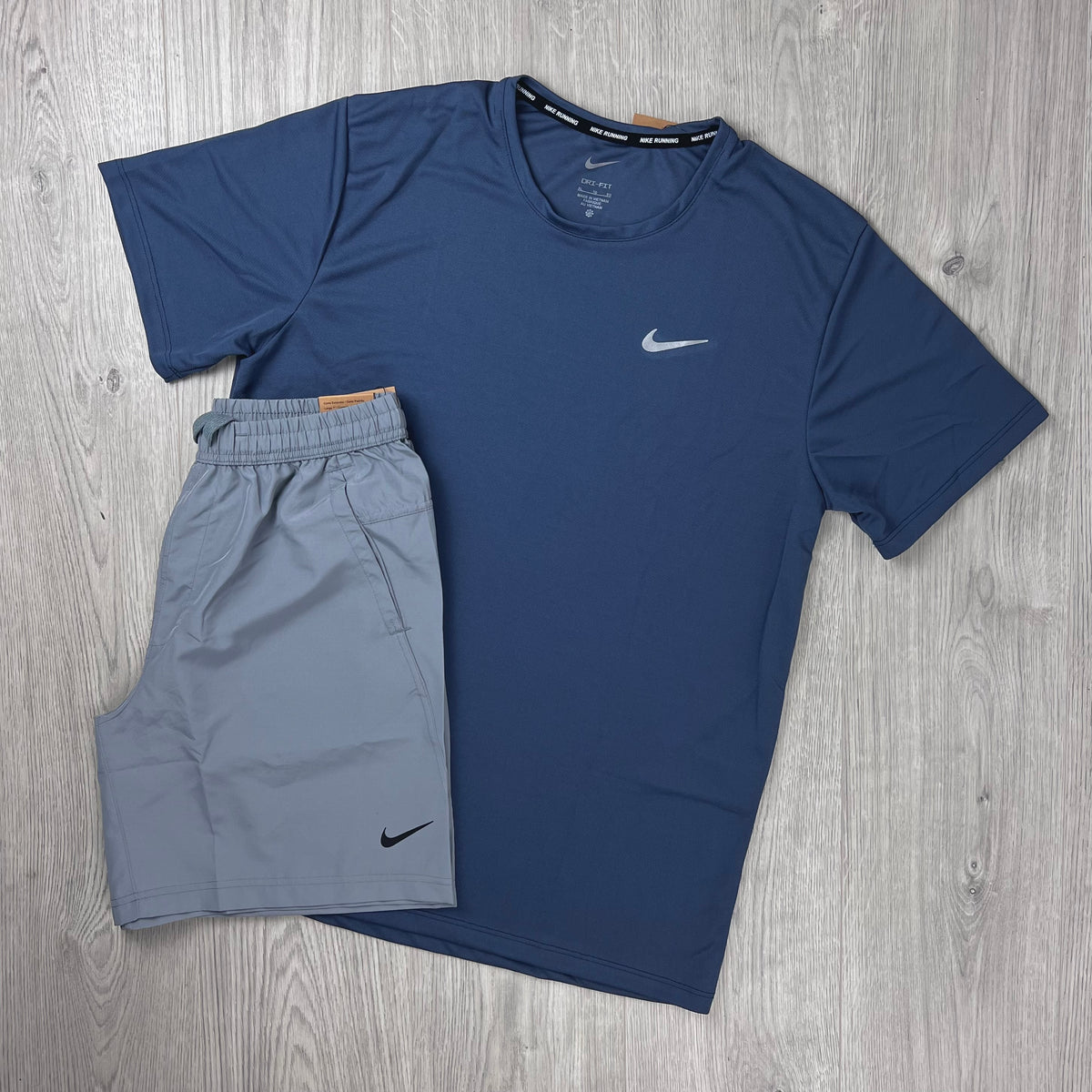 Nike 'Miler' Set - Thunder Blue/Smoke Grey