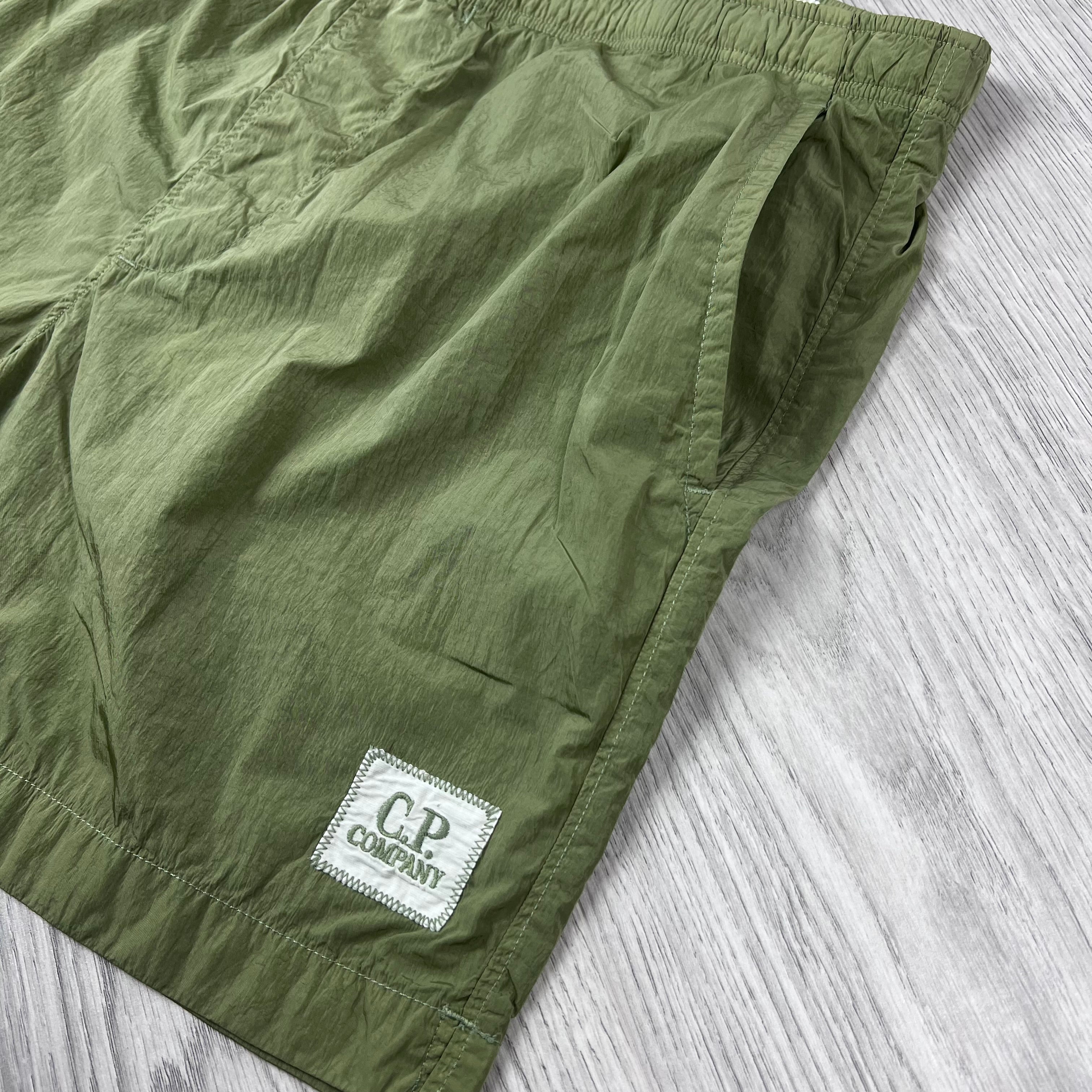 CP Company Chrome Swim Shorts - Moss Gray