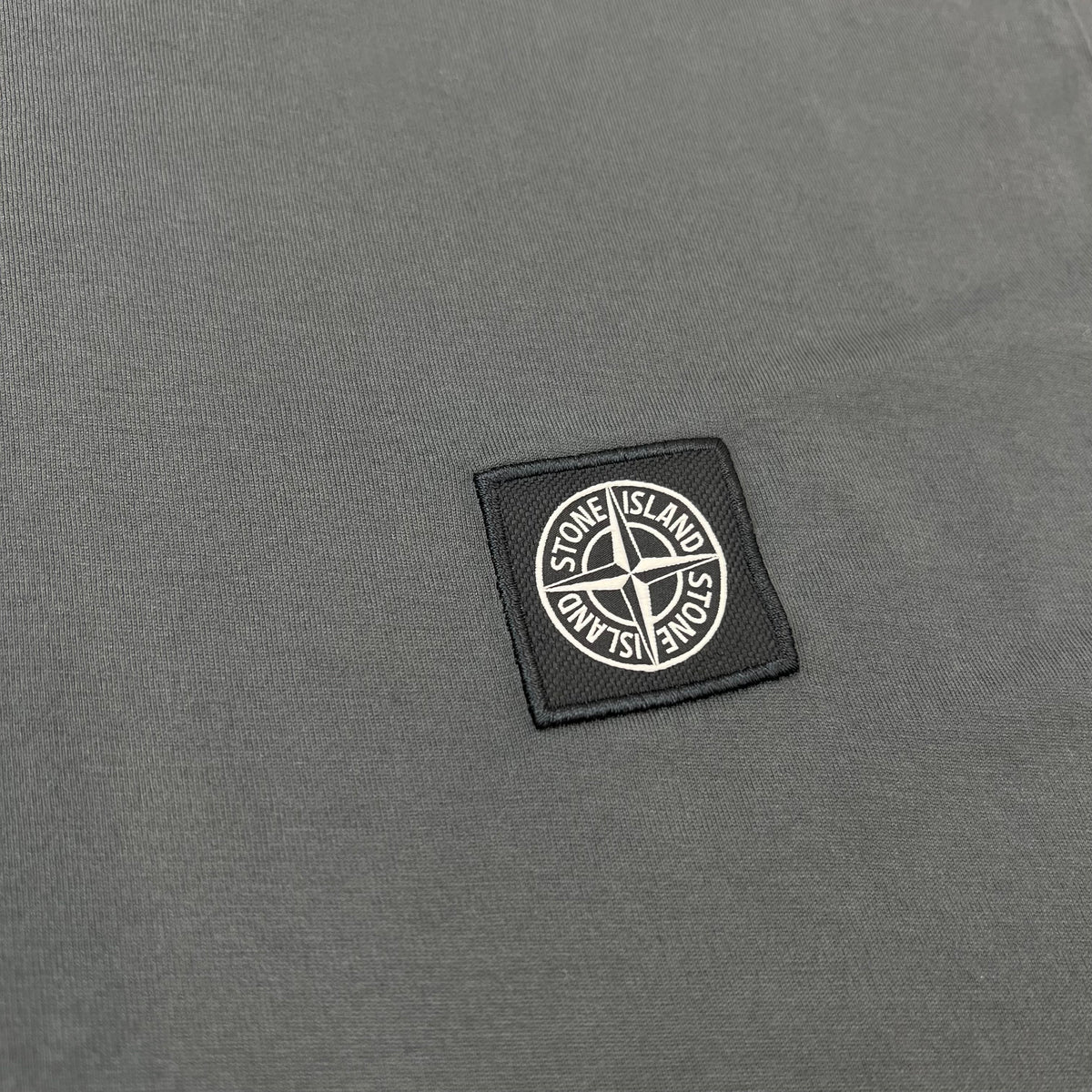 Stone Island Patch T-Shirt - Lead Grey