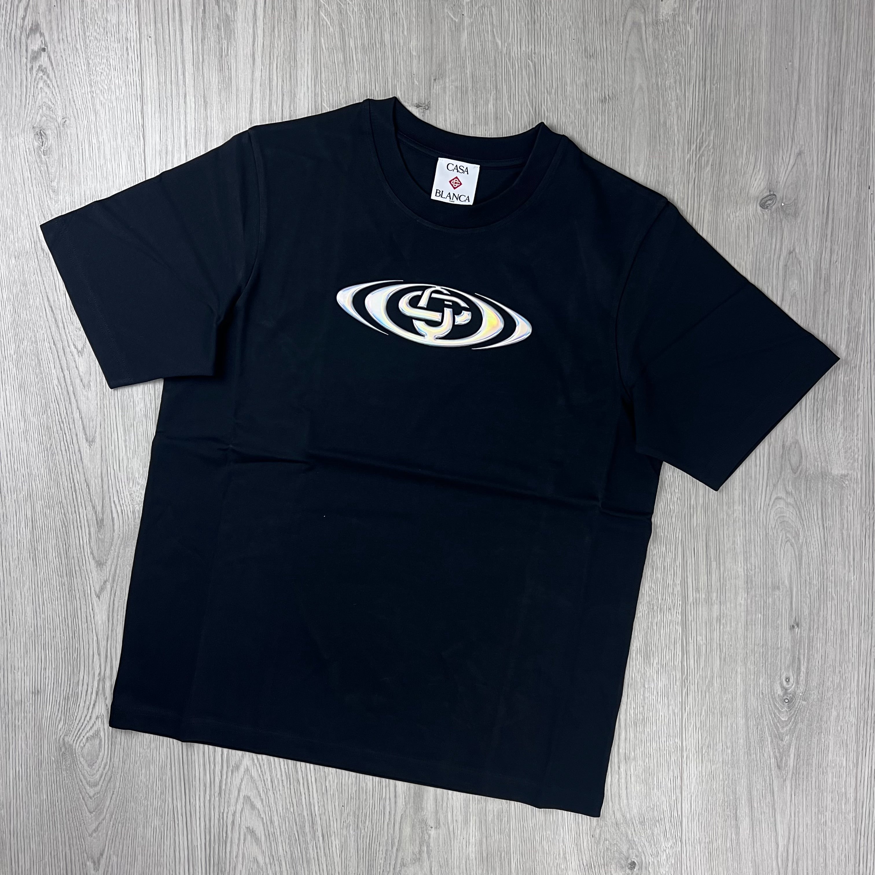 Casablanca 'Warped' T-Shirt - Black