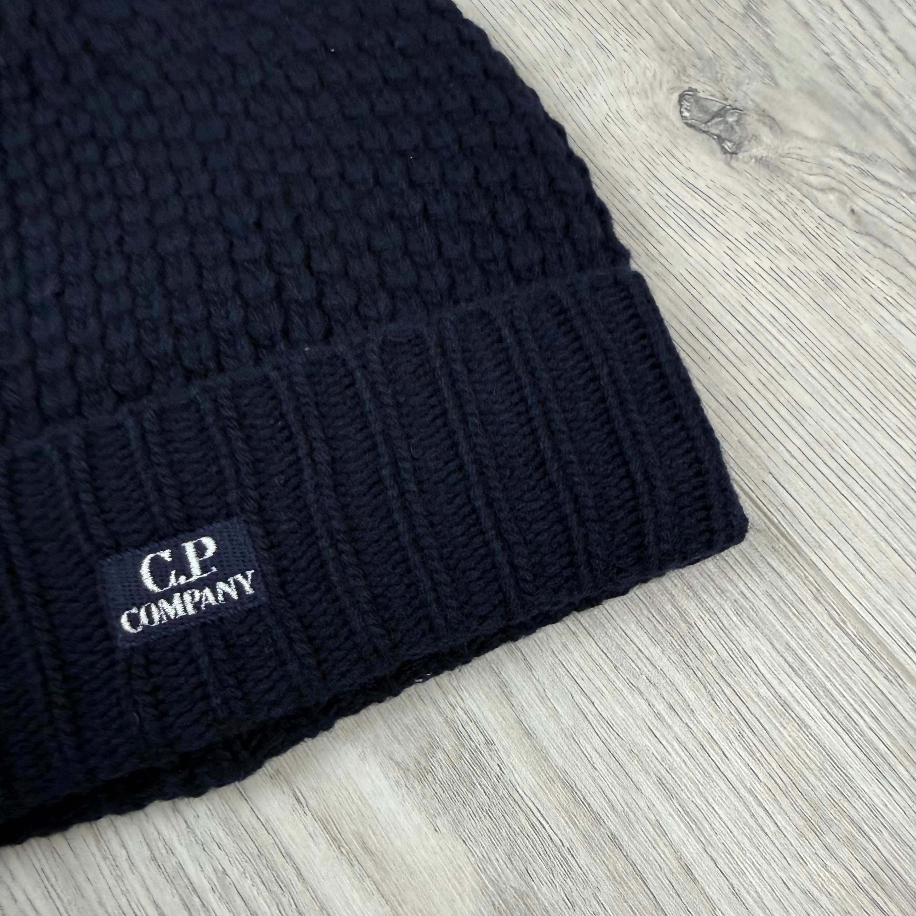 CP Company Patch Beanie - Navy