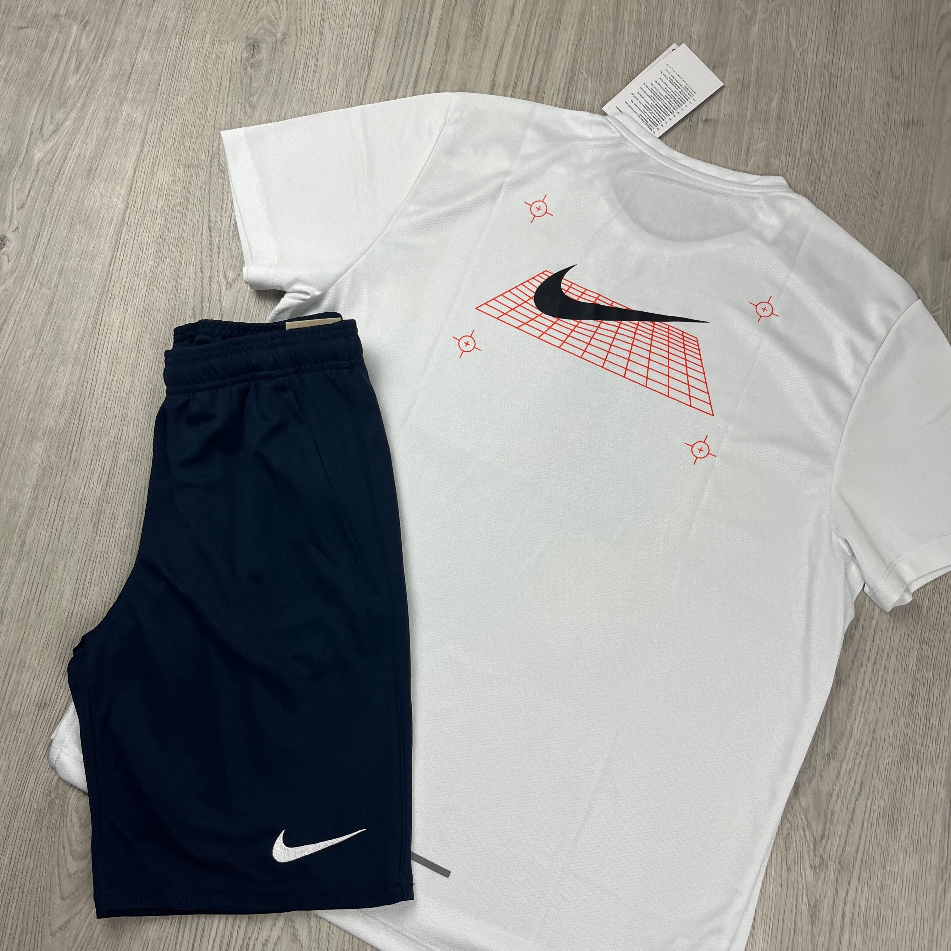 Nike Miler Pocket Set - White/Navy
