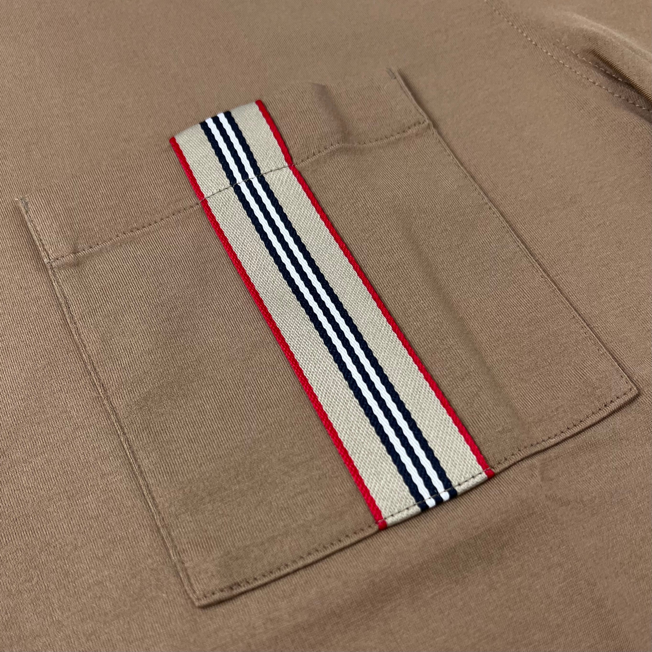 Burberry Striped T-Shirt - Beige