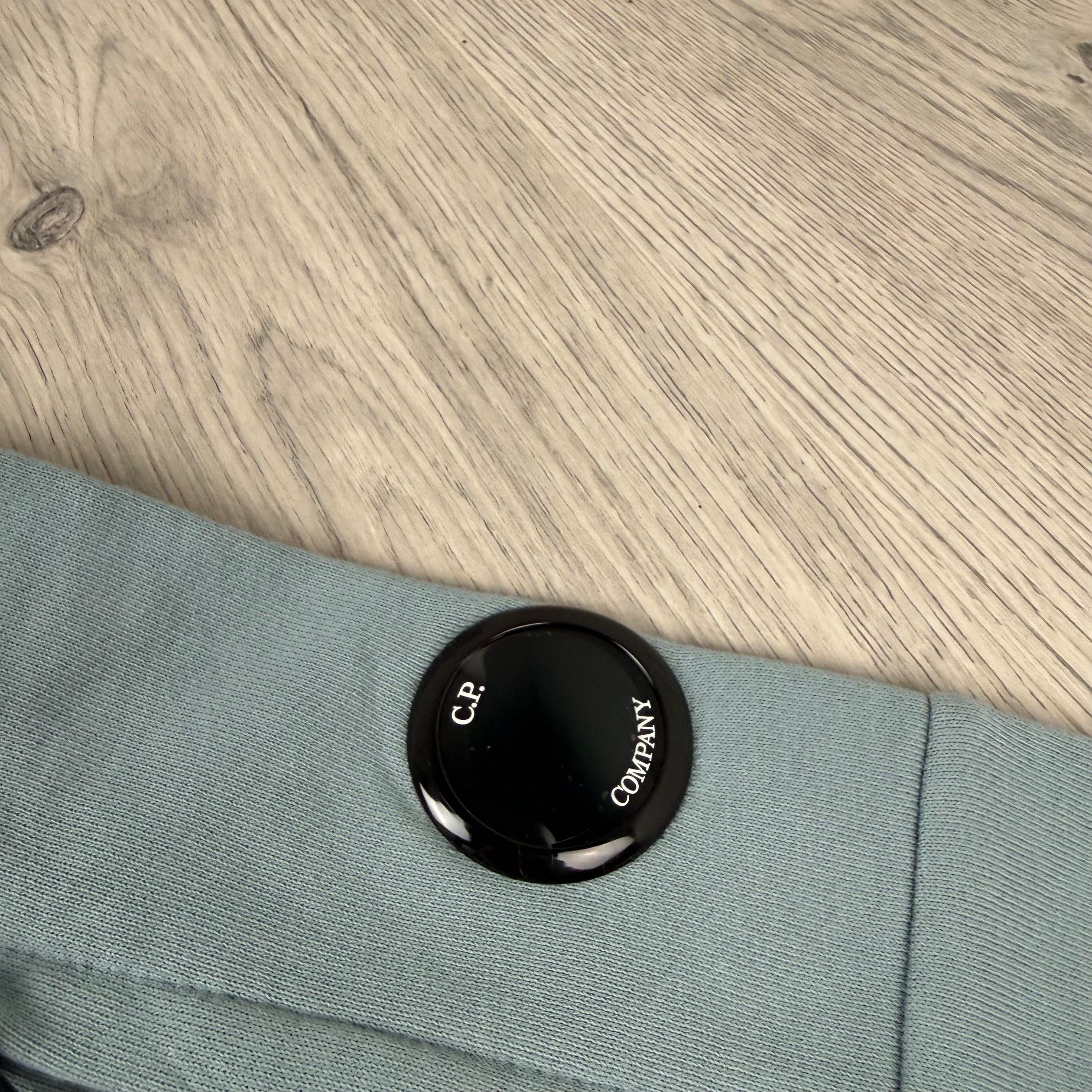 CP Company Raised Fleece Sweatshirt - Silver Blue