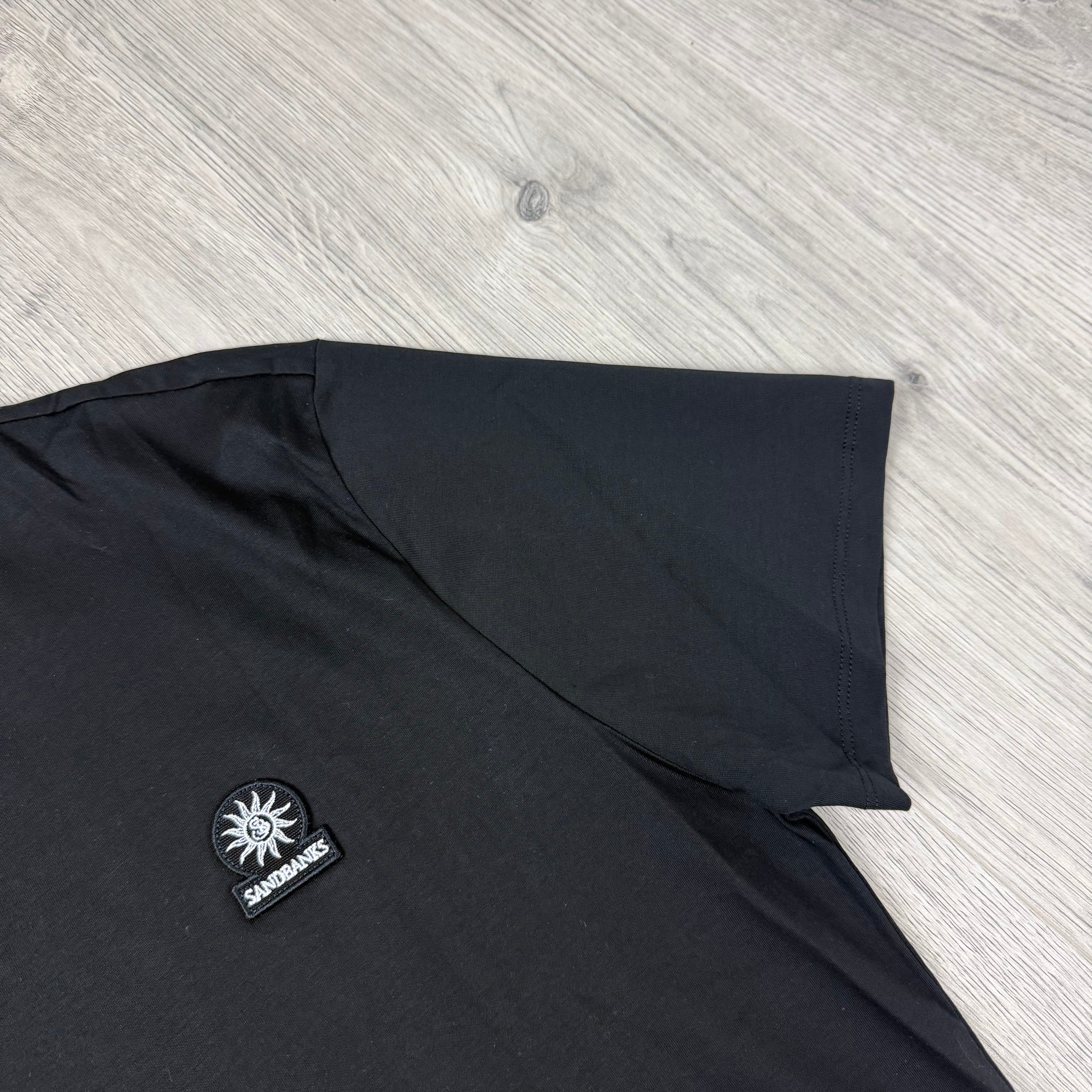Sandbanks Badge Logo T-Shirt - Black