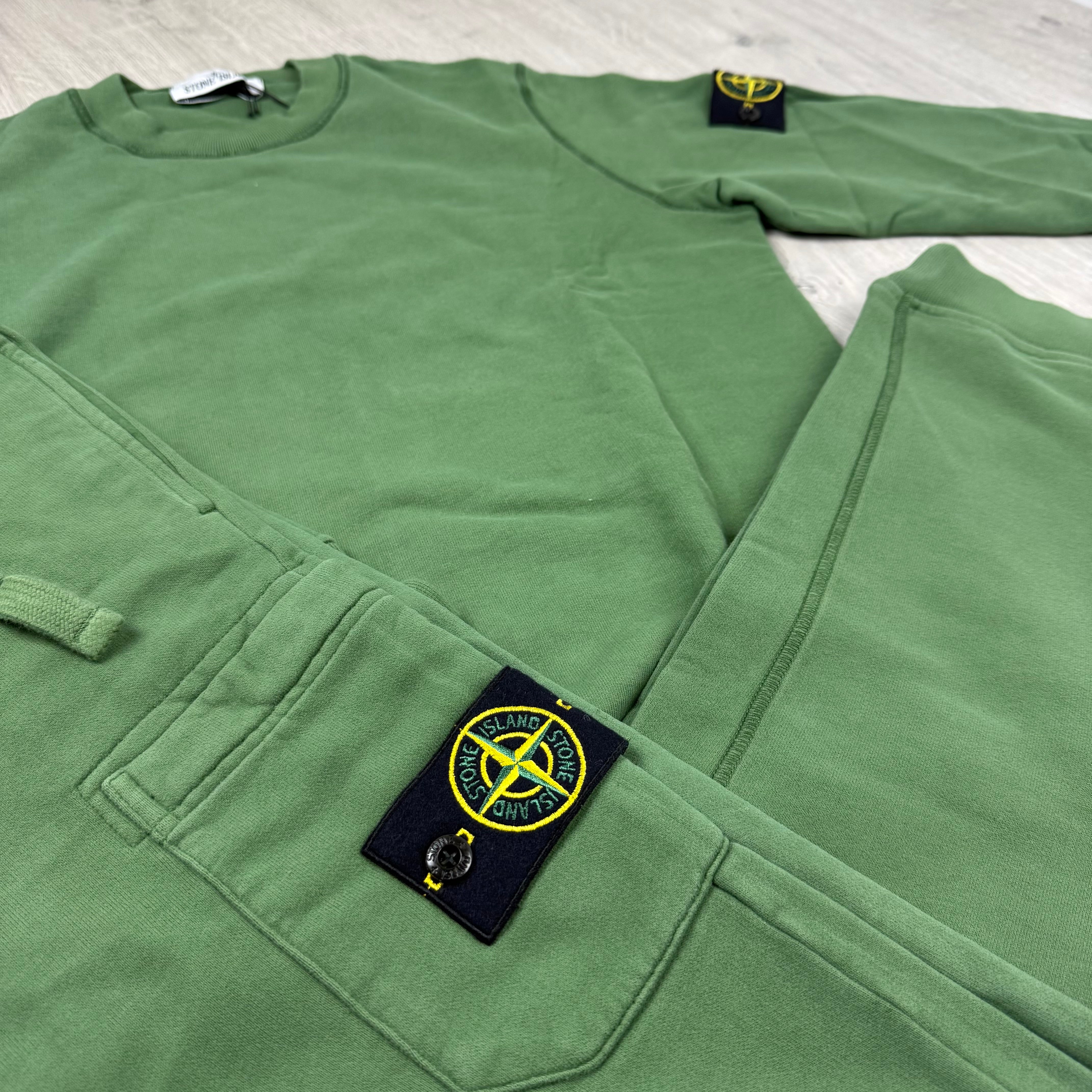 Stone Island Tracksuit - Olive Green