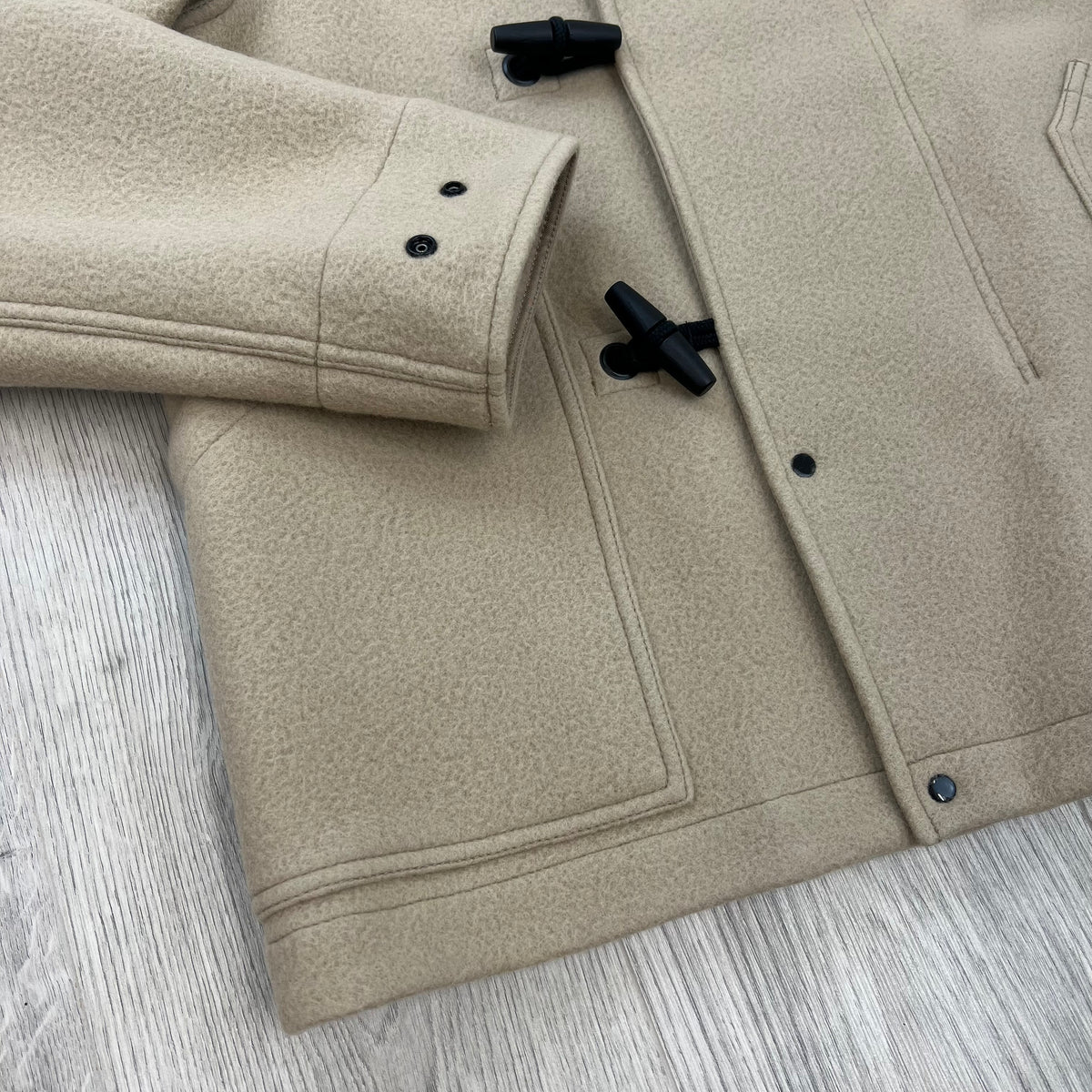 Stone Island Heavy Melton Parka - Biscuit