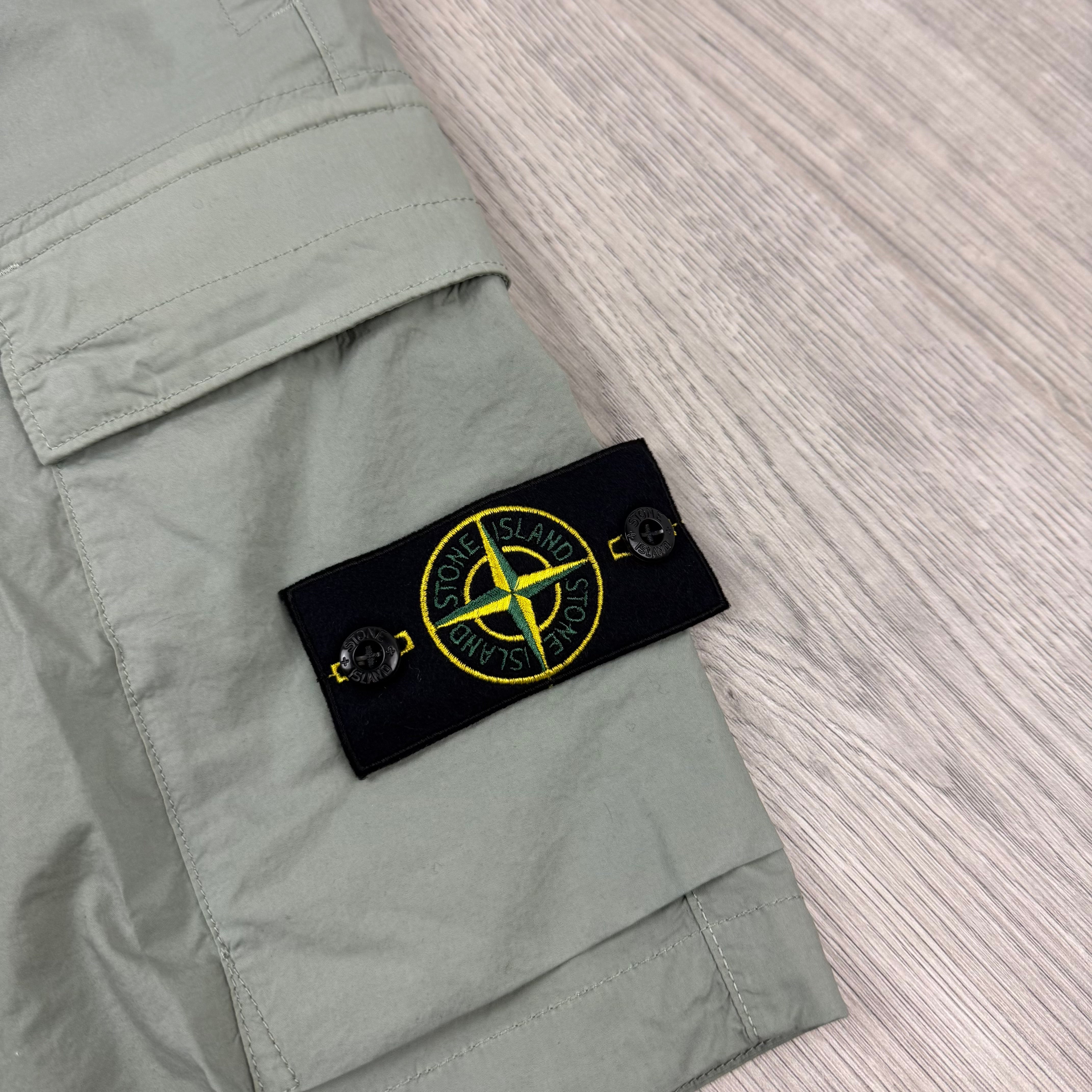 Stone Island Cargo Shorts - Sage