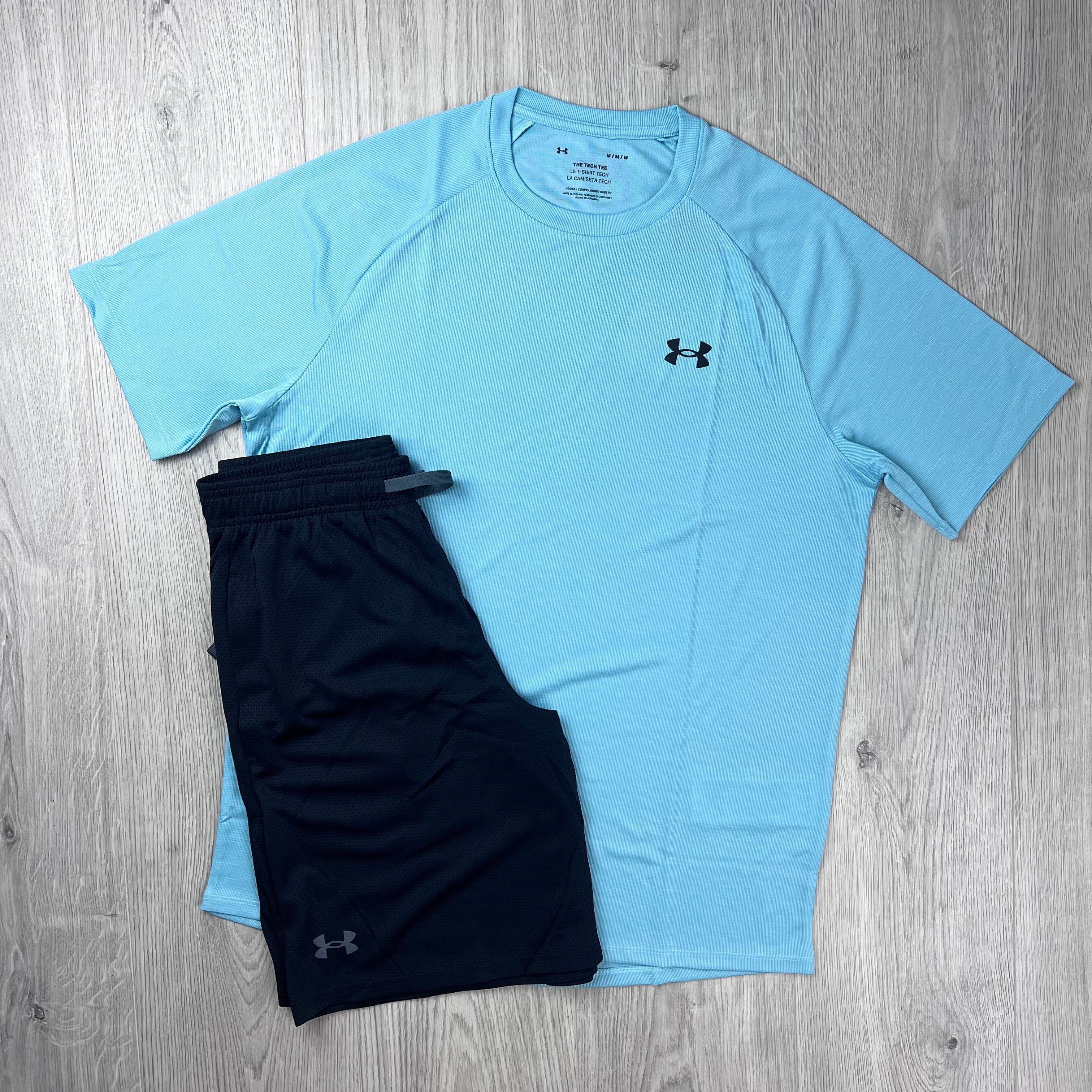 Under Armour Textured Set - Blue/Black