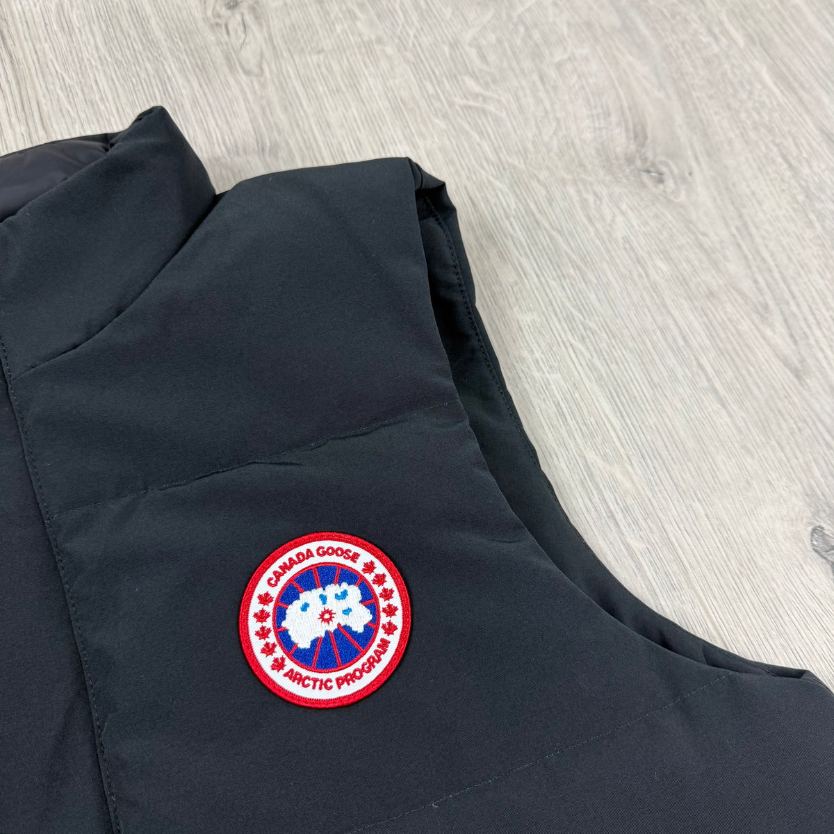 Men's Canada Goose Freestyle Crew Gilet in Black. On sale at Open Attire.