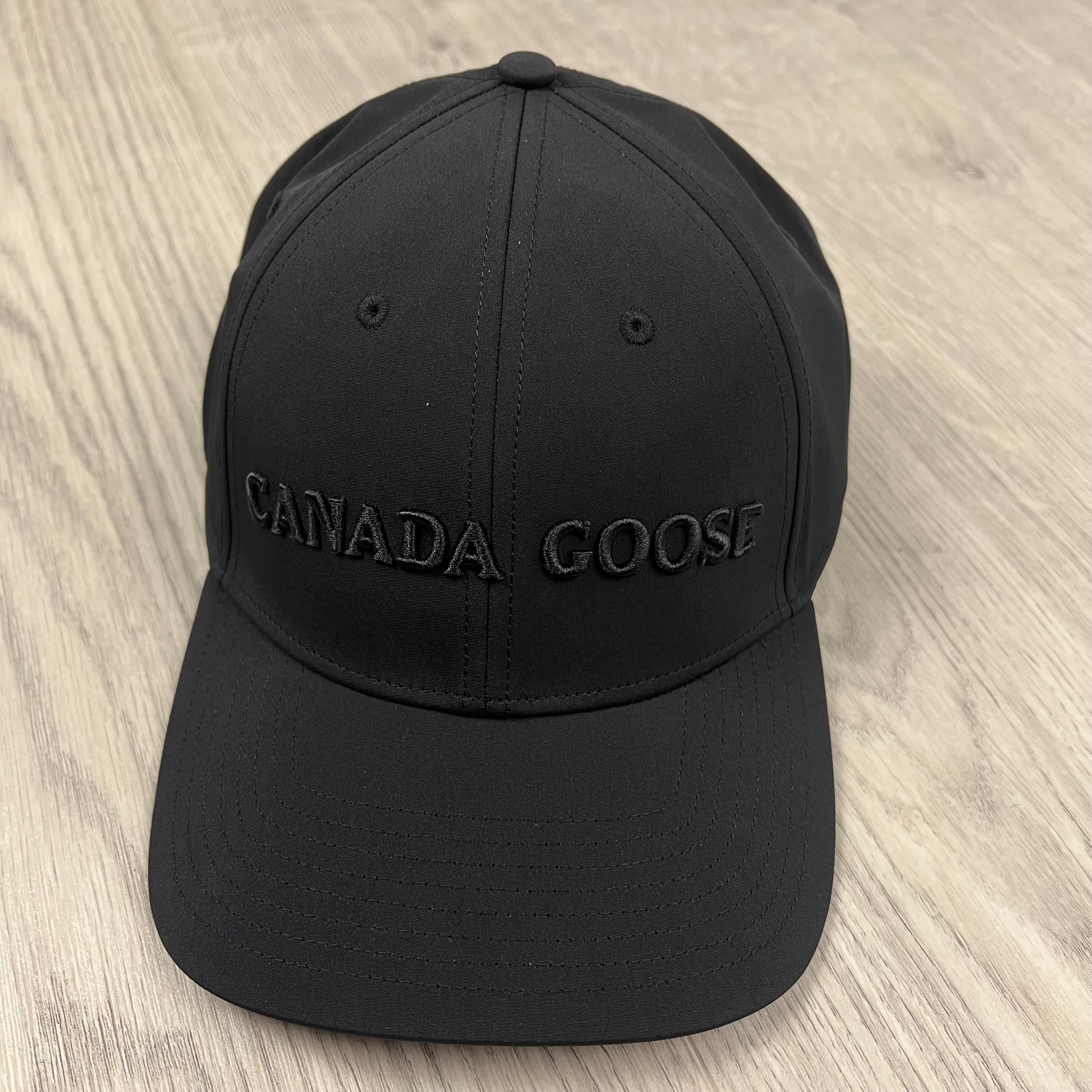 Men's Canada Goose New Tech Baseball Cap in Black. On sale at Open Attire.