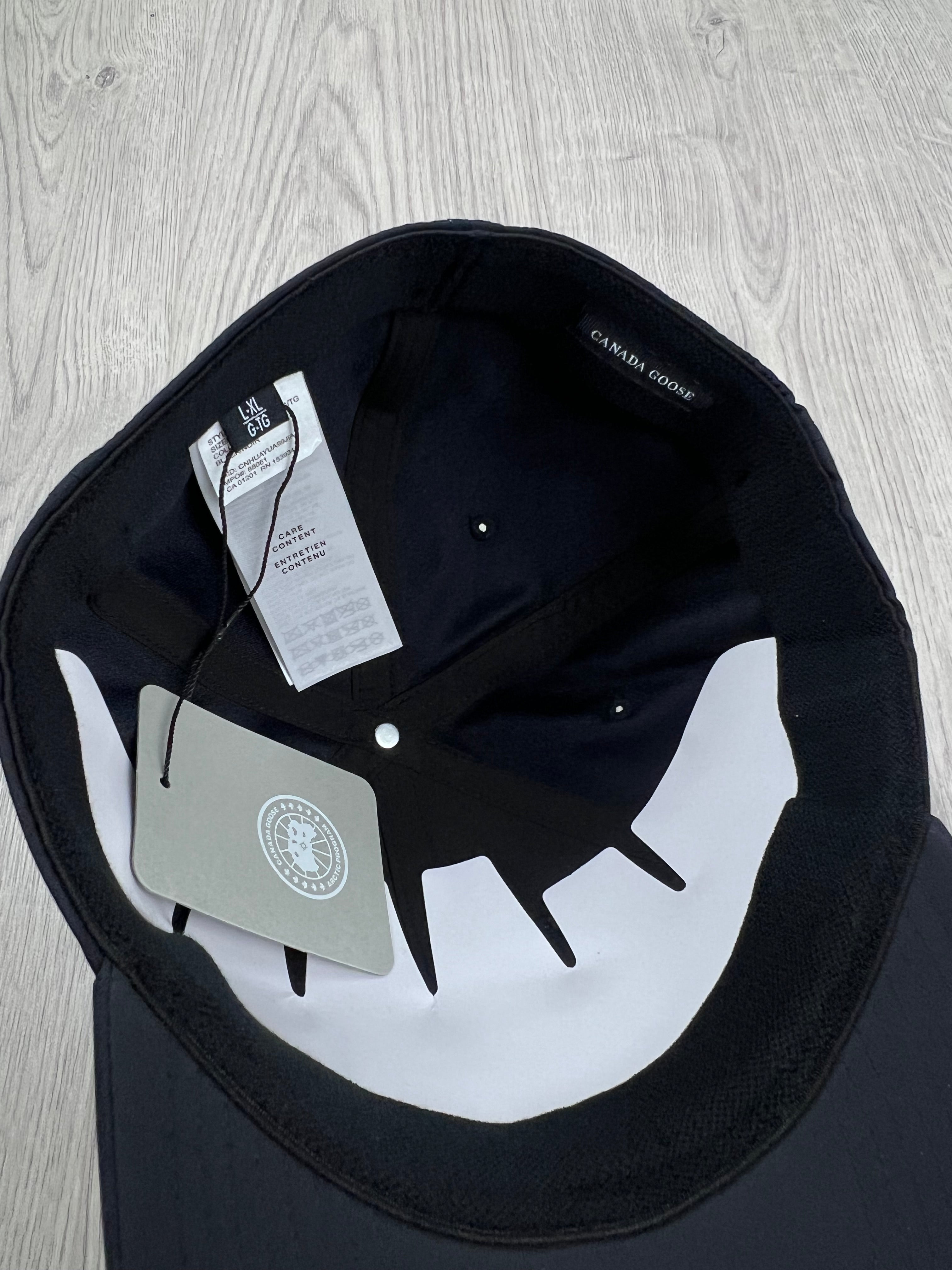Men's Canada Goose New Tech Baseball Cap in Black. On sale at Open Attire.