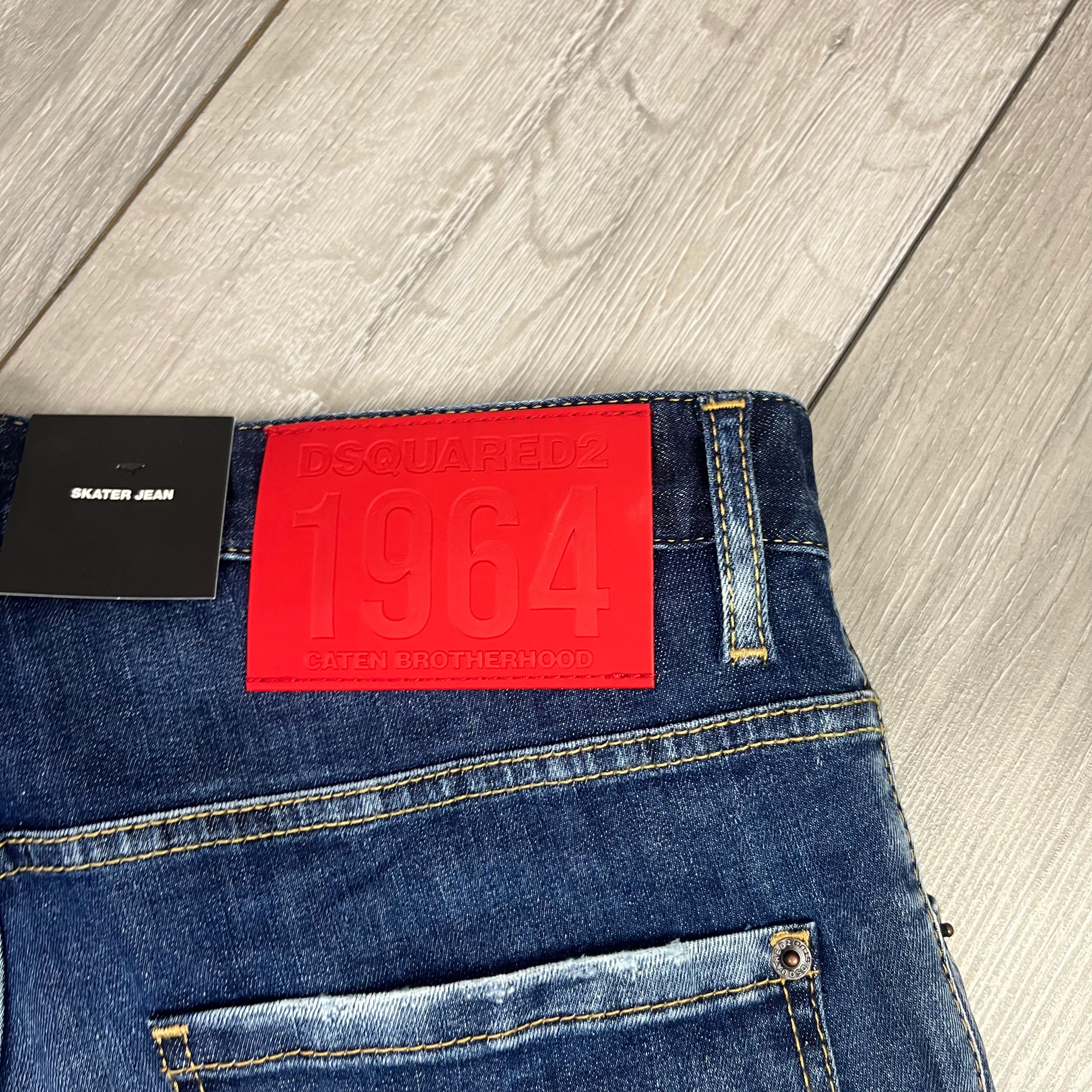 DSQUARED2 Cropped Jeans - Blue