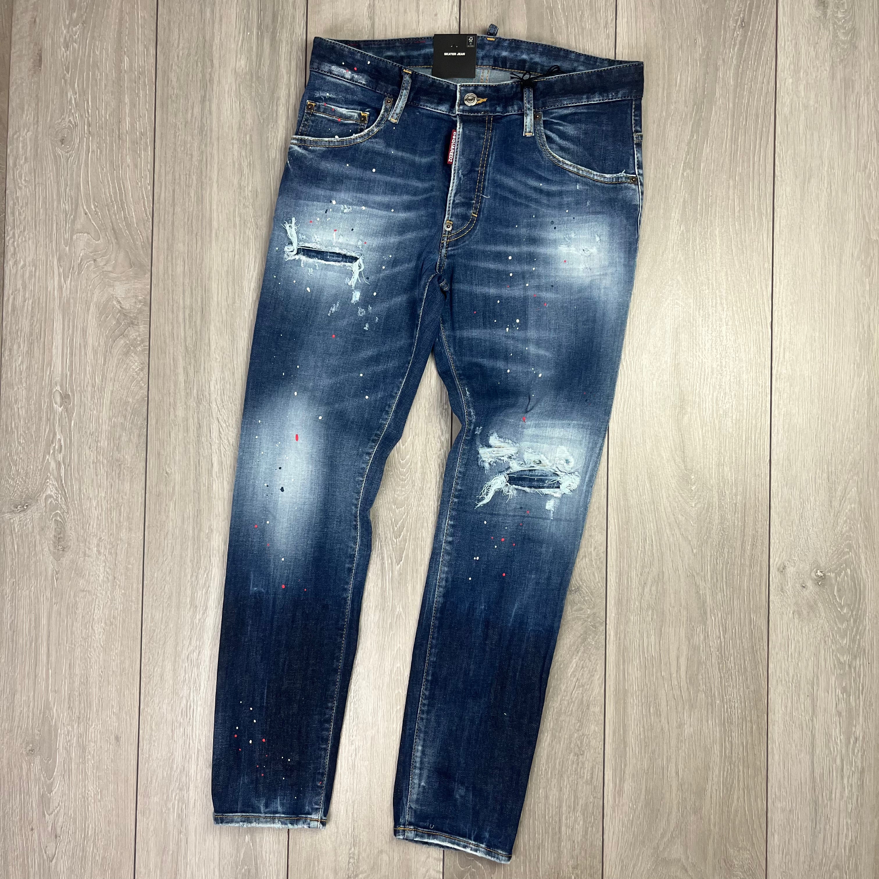 DSQUARED2 Cropped Jeans - Blue