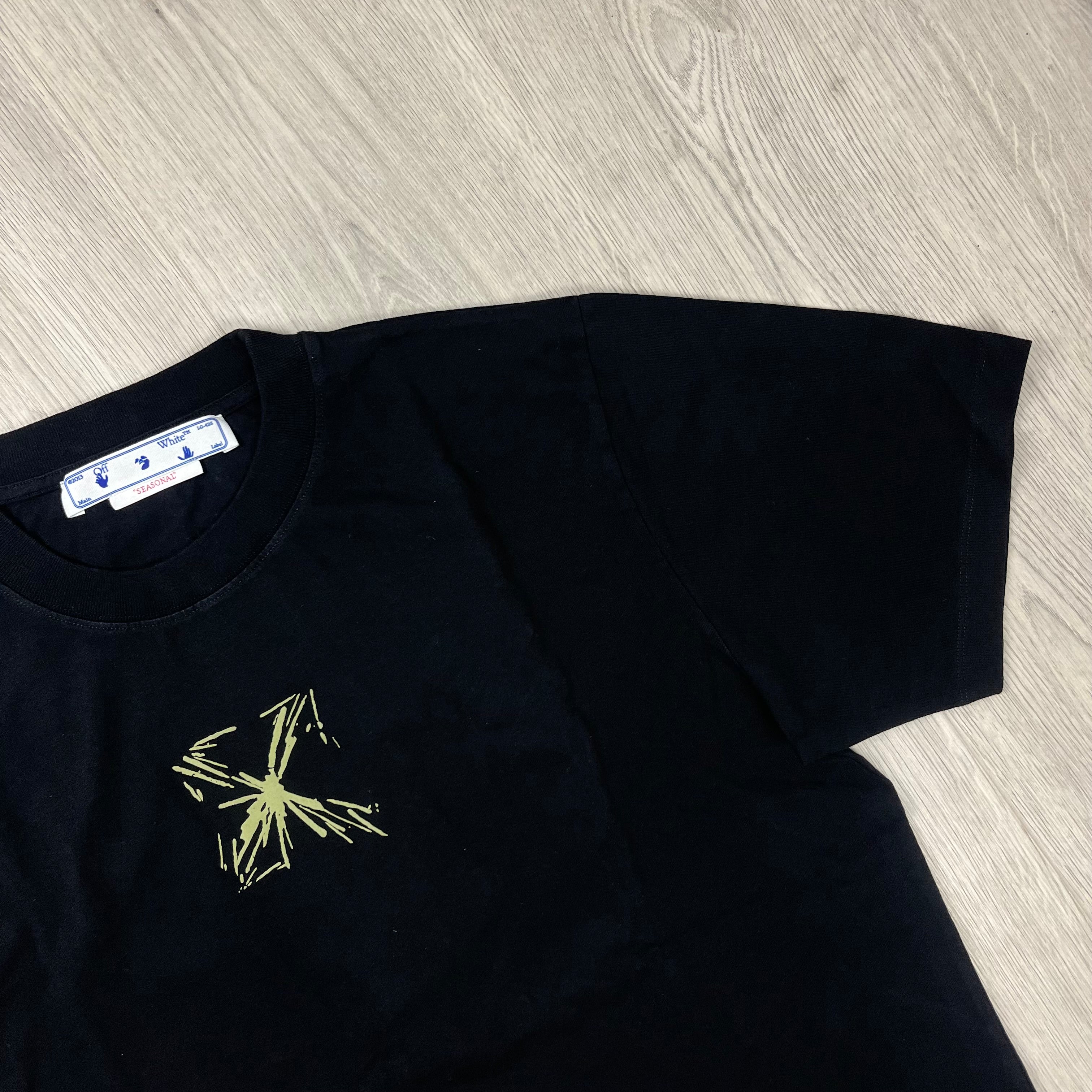 Off-White Splash T-Shirt - Black