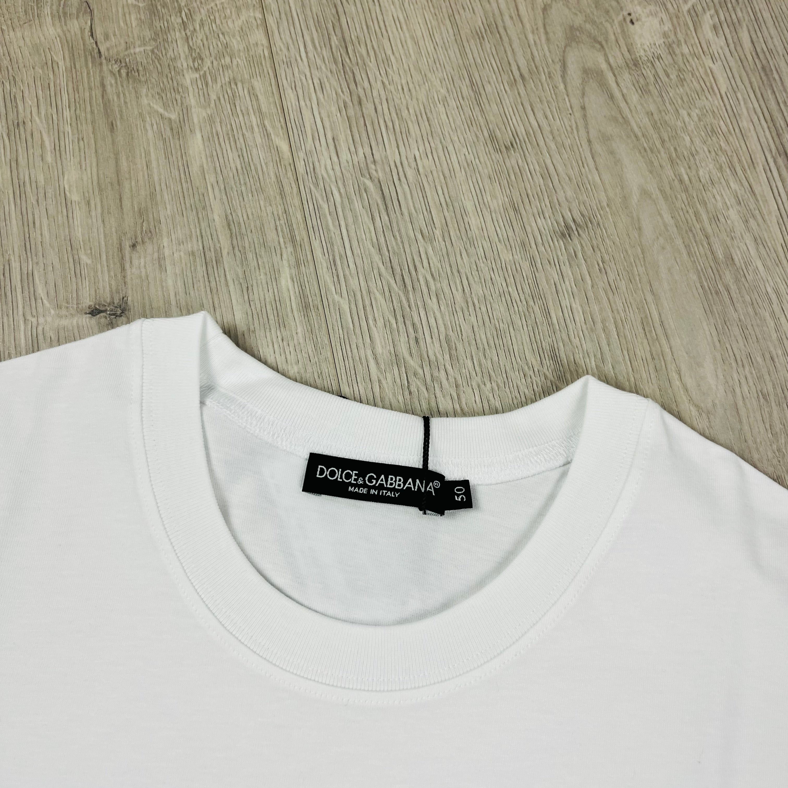 Dolce & Gabbana Marina T-Shirt in White. On sale at Open Attire.