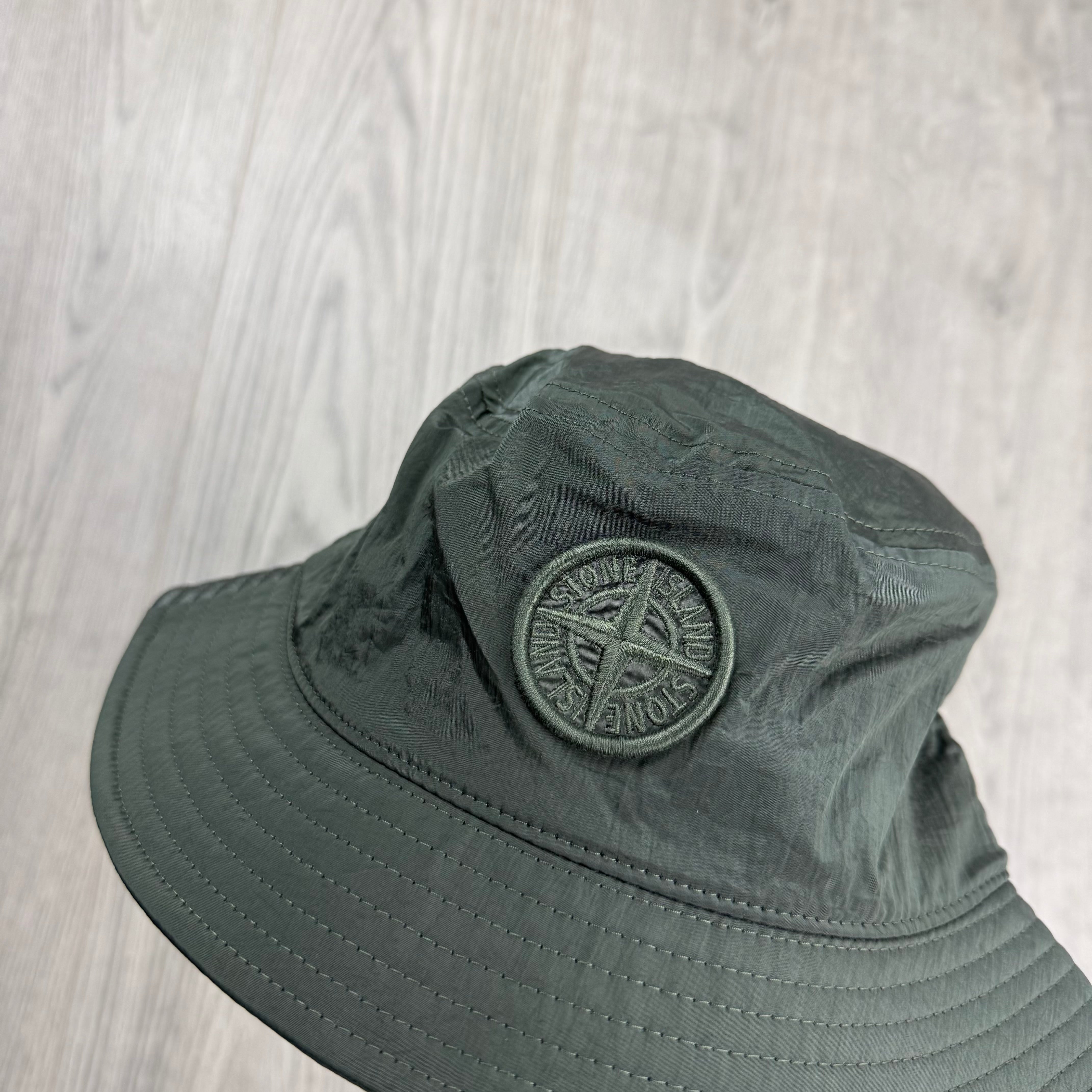 Stone Island Junior Bucket Hat - Military
