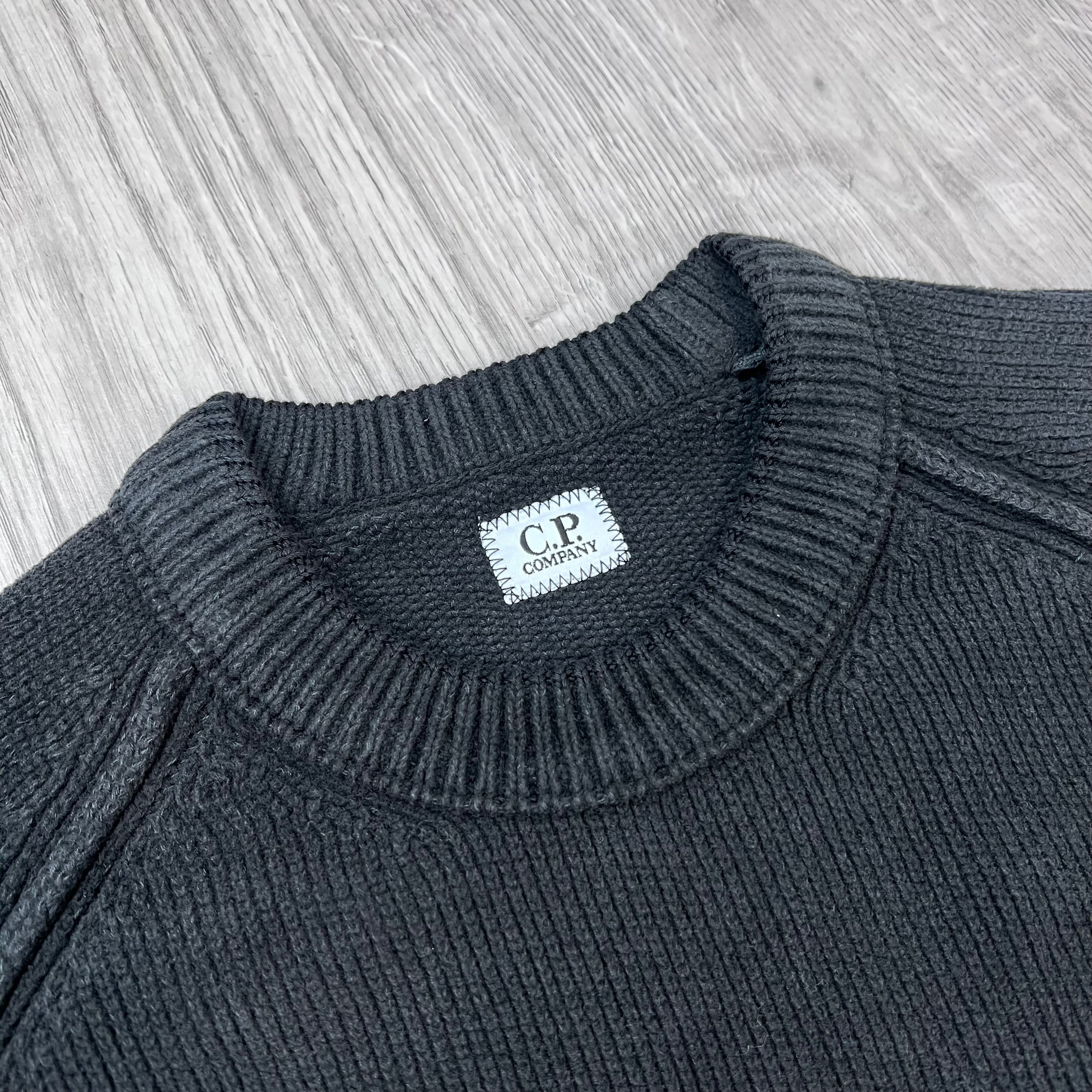 CP Company Chenille Sweatshirt - Black