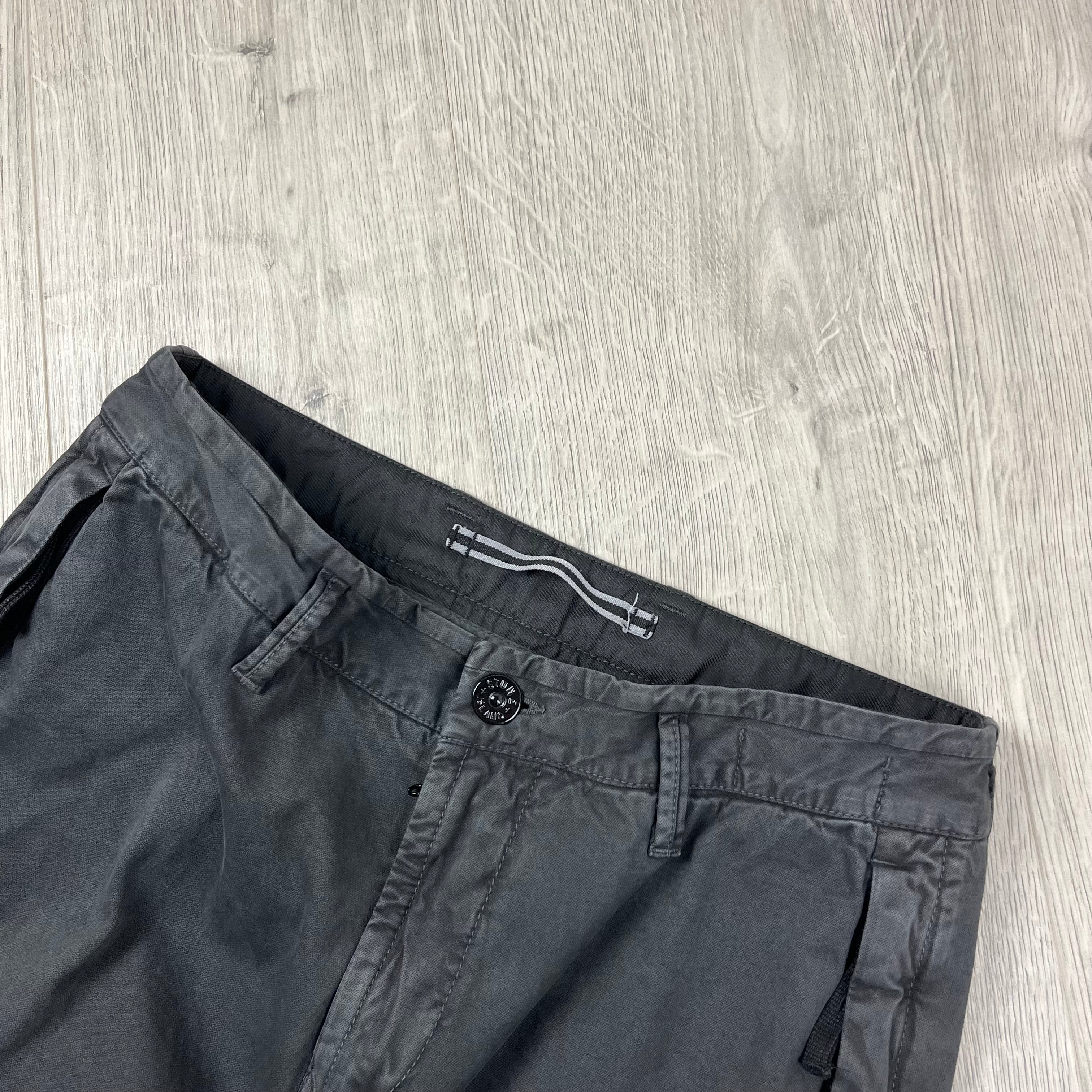 Stone Island Cargo Trousers - Lead Grey