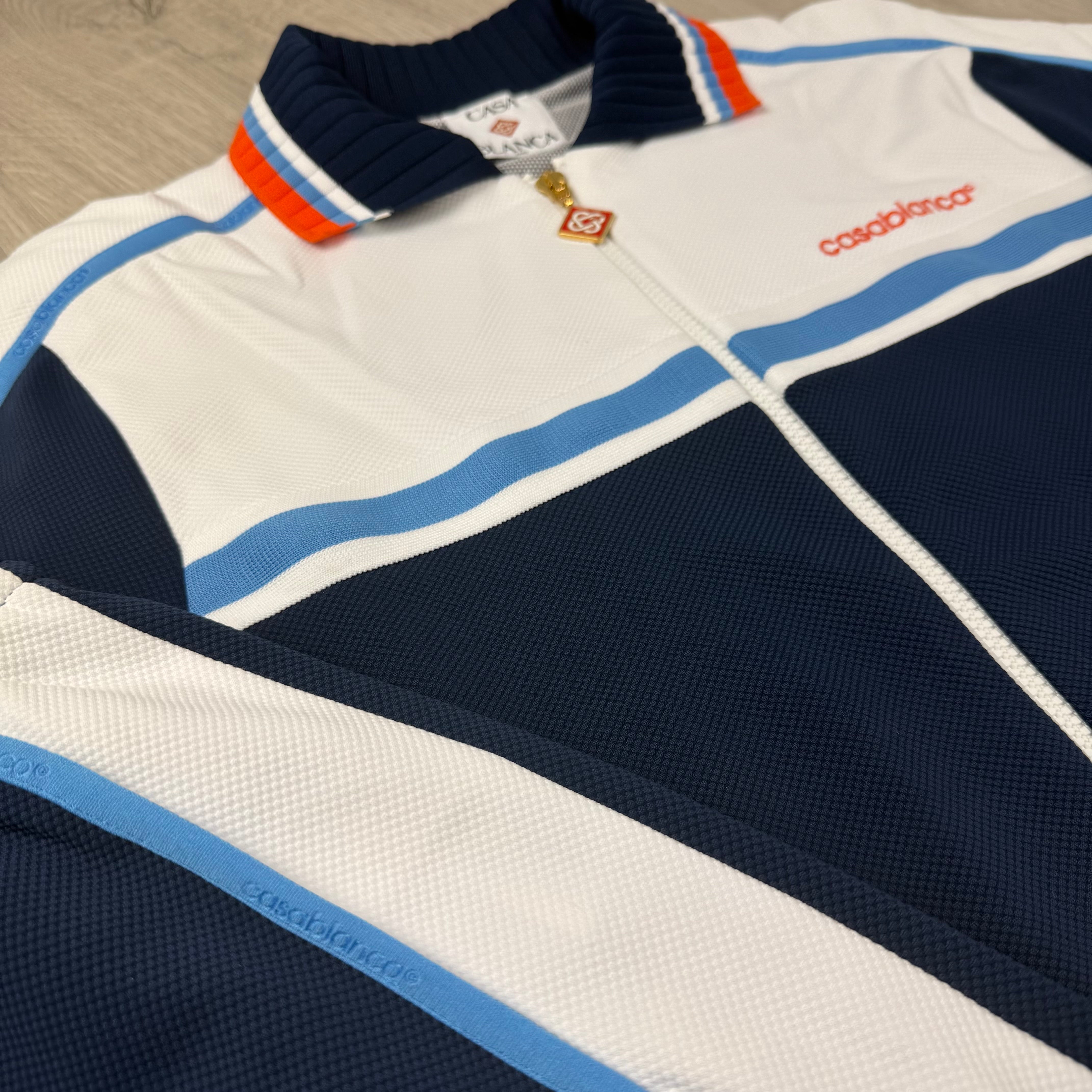 Casablanca Pique Tracksuit - Navy