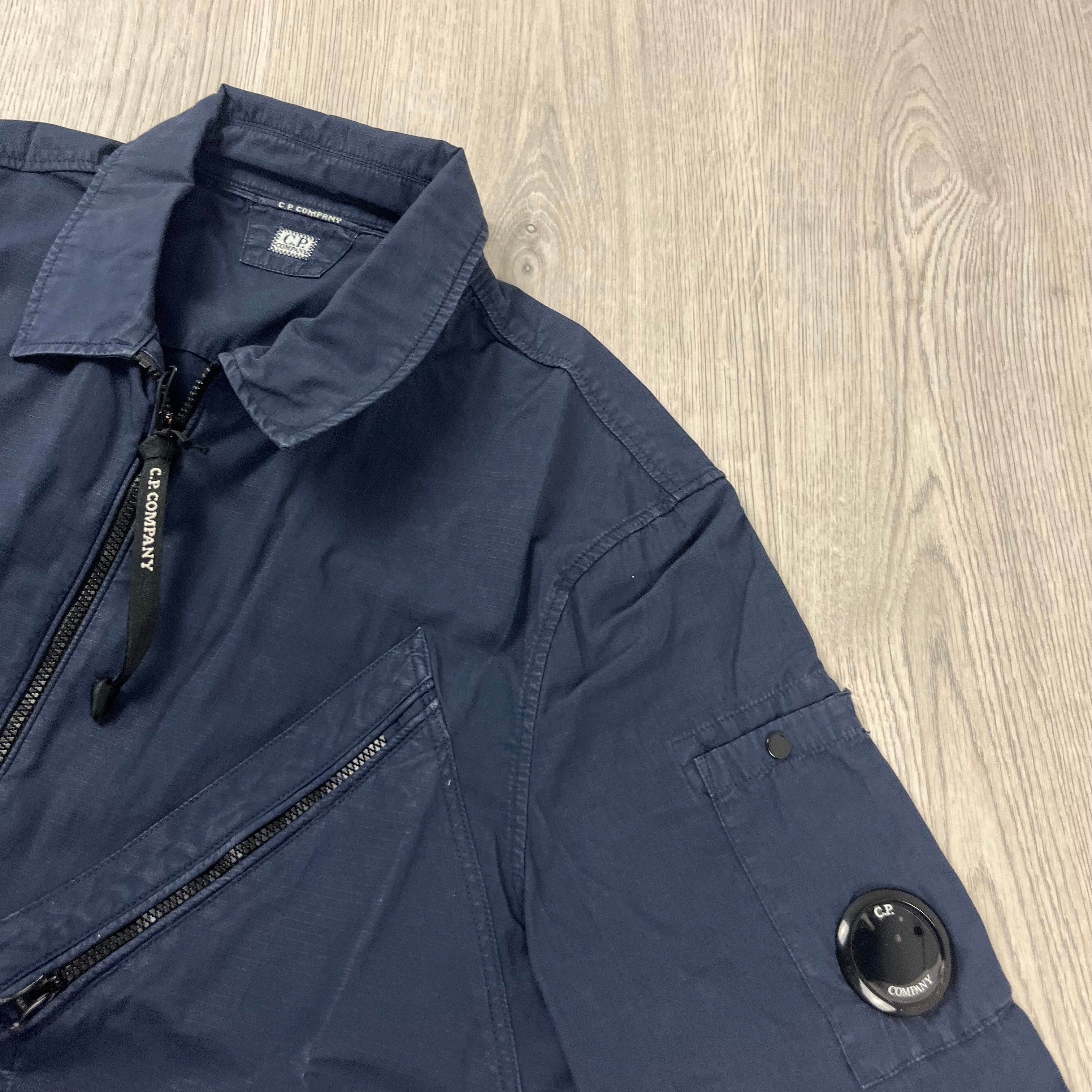 CP Company Rip-Stop Overshirt - Navy