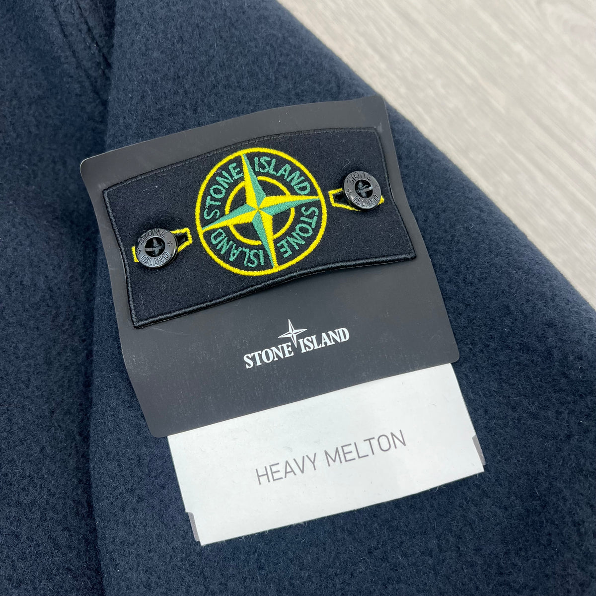 Stone Island Heavy Melton Parka - Navy