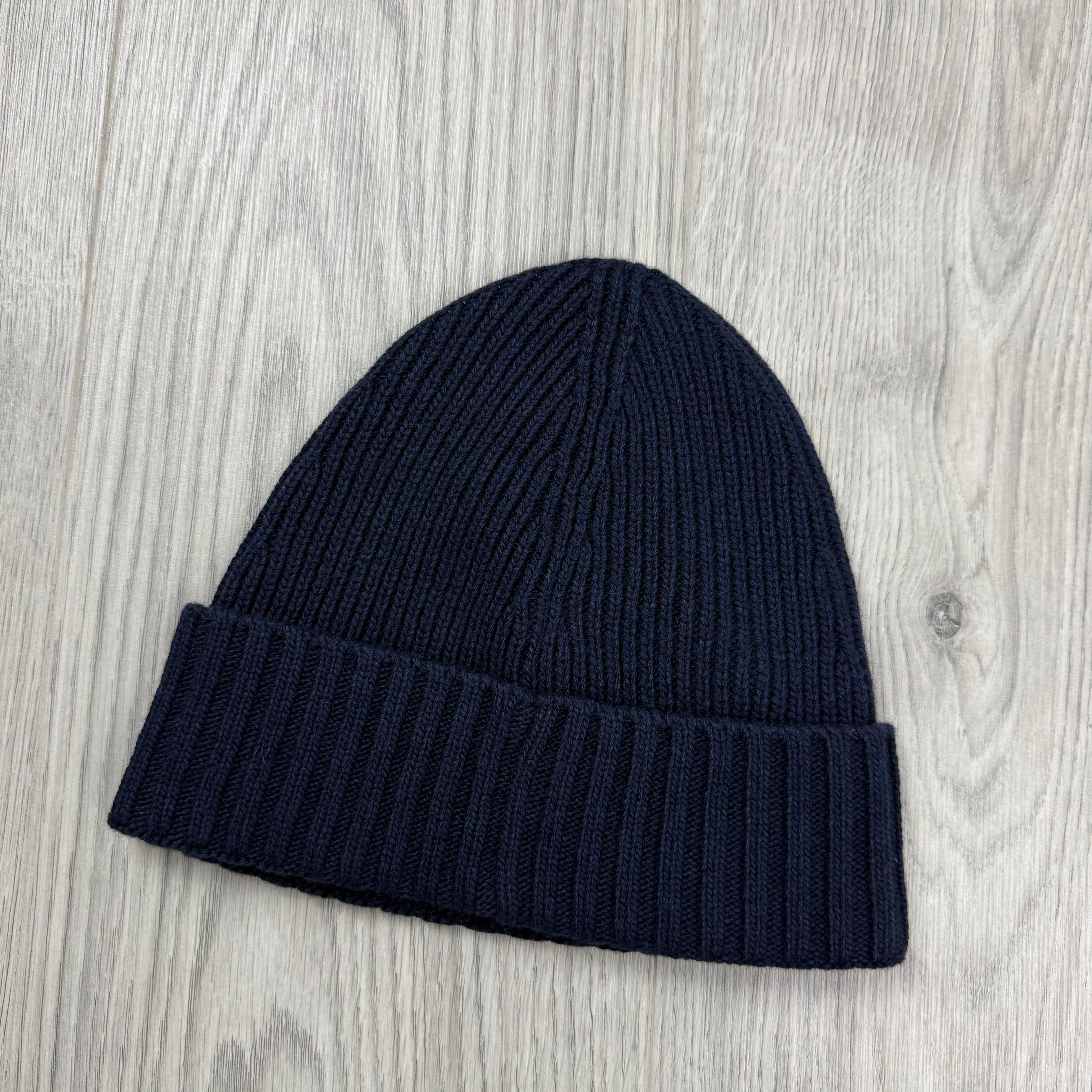 Stone Island Junior Knit Beanie - Navy