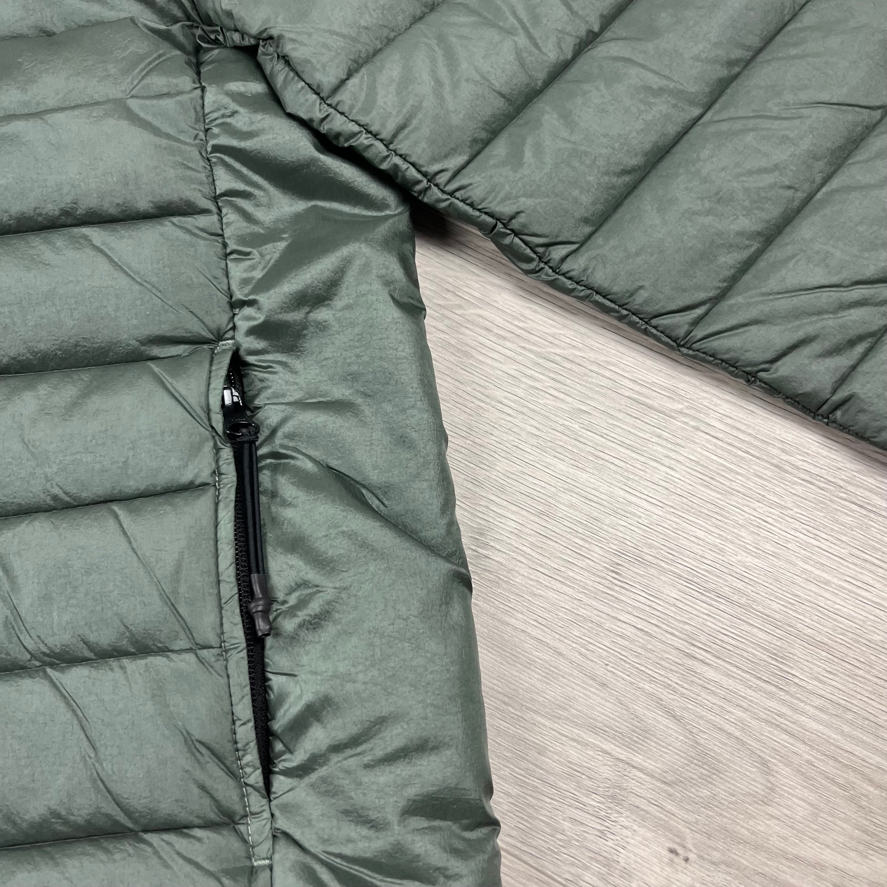 Stone Island Woven Down Jacket - Musk