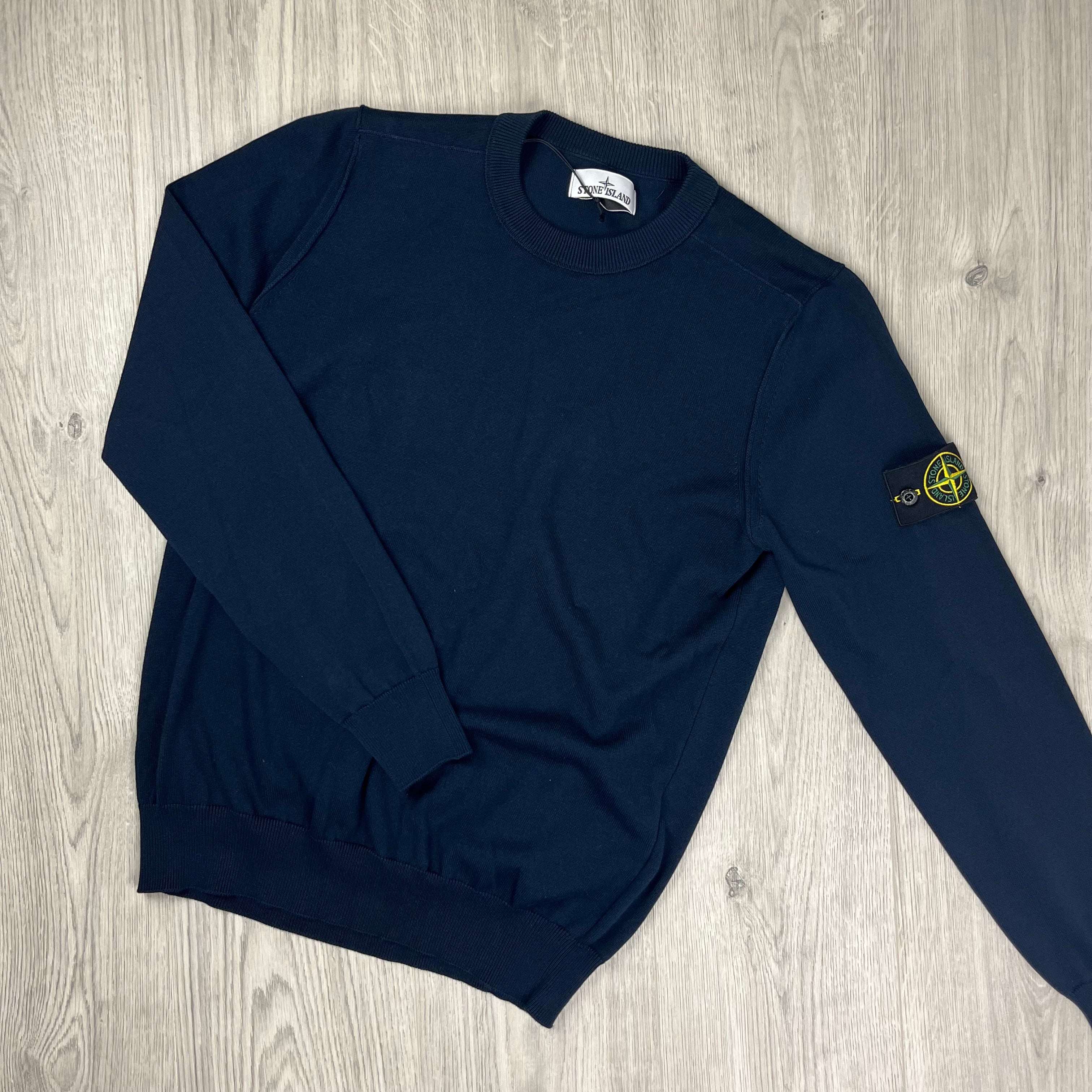 Stone Island Knit Sweatshirt - Navy