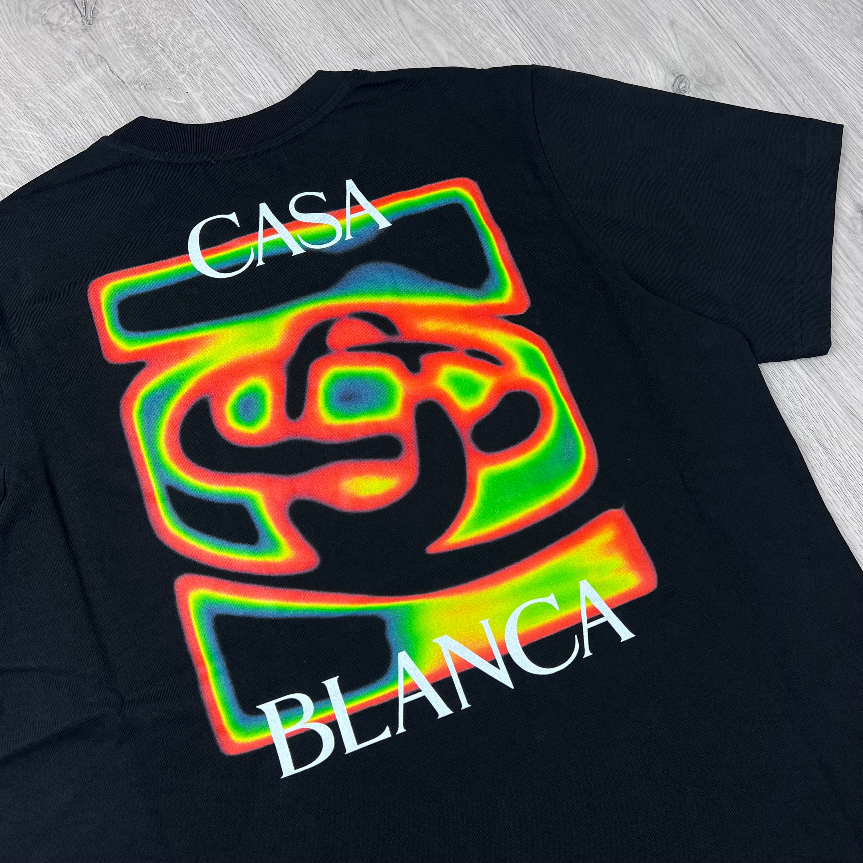 Casablanca 'Heat Map' T-Shirt - Black