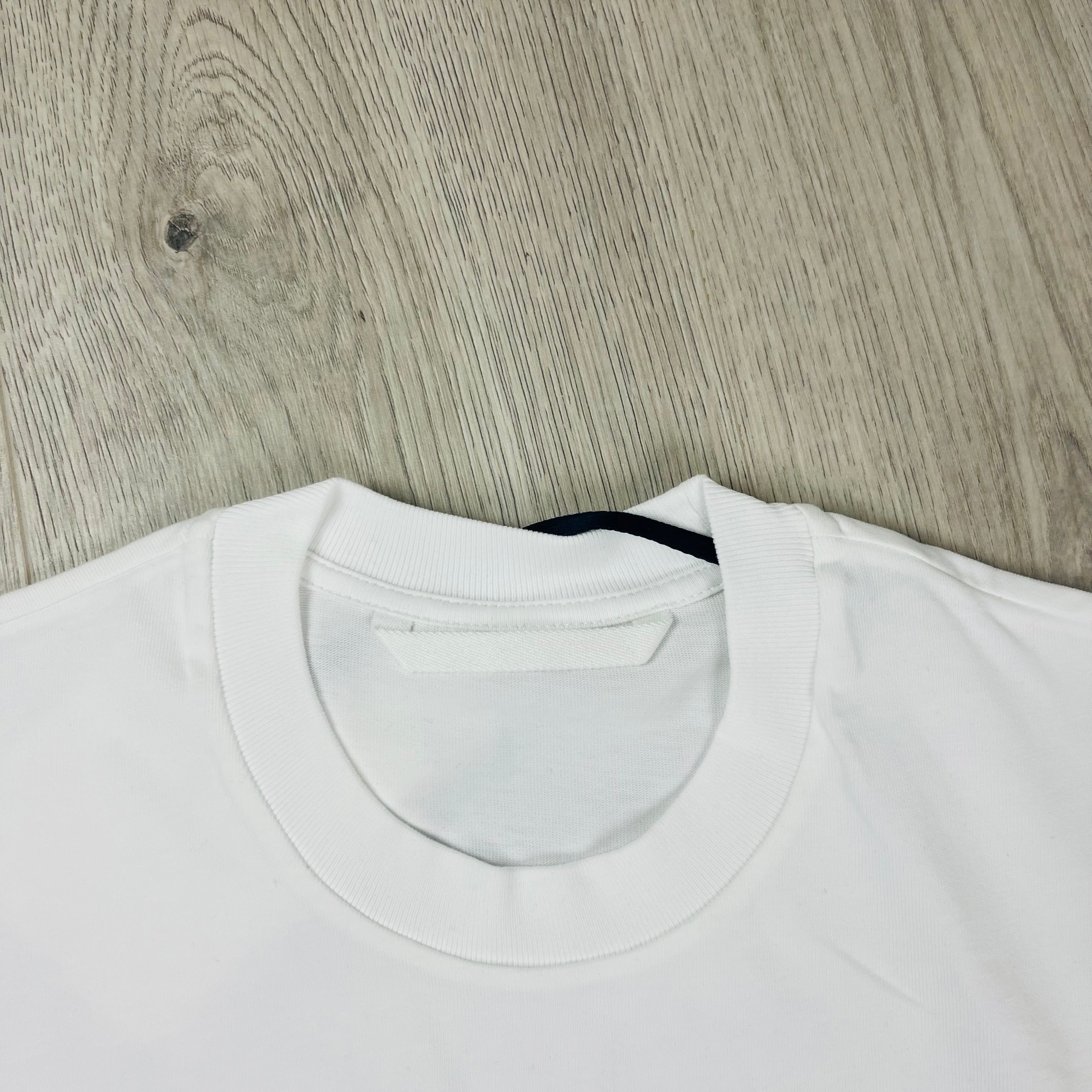 Moncler Pixelated T-shirt in White. On sale at Open Attire.