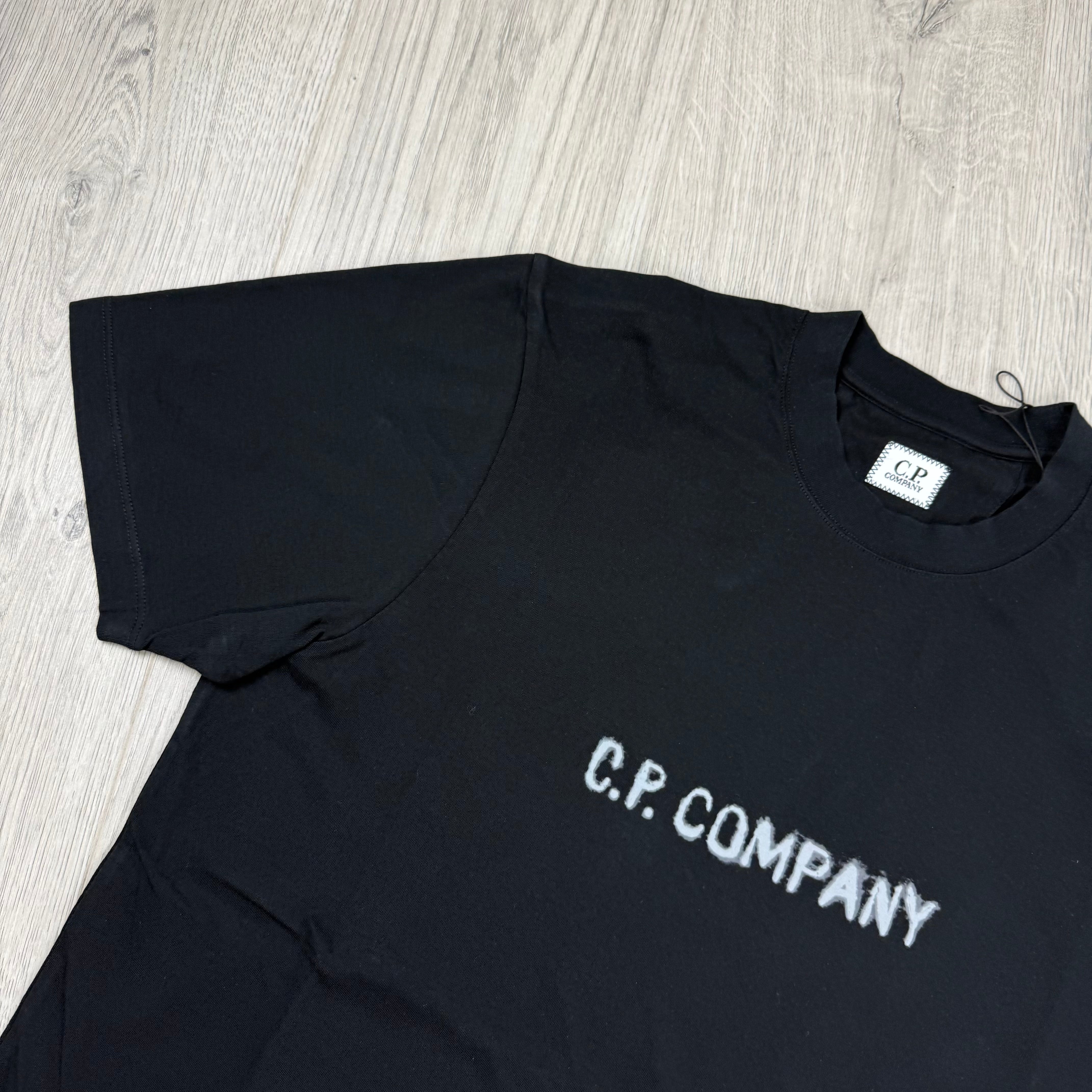 CP Company Printed T-Shirt - Black